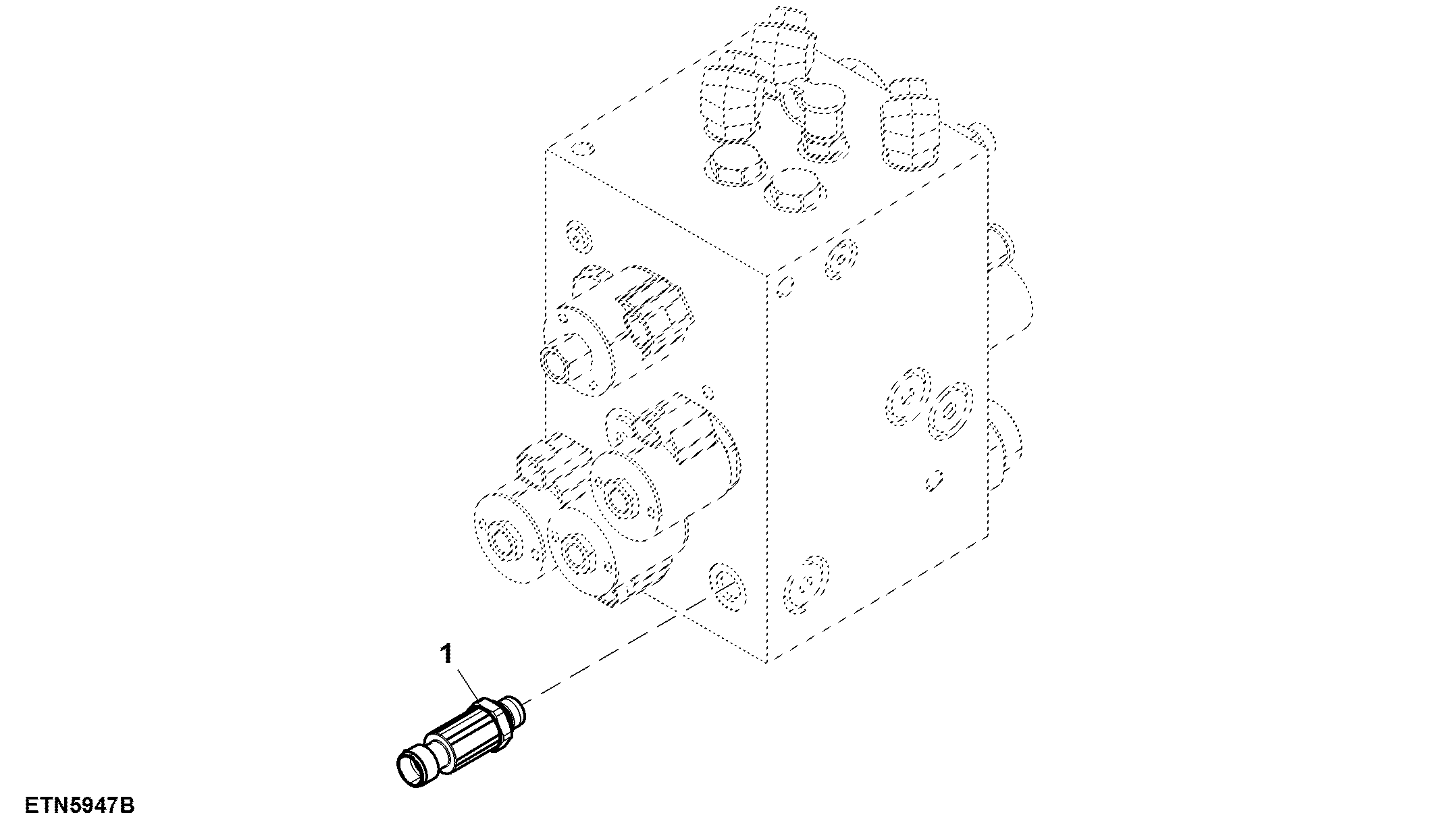 Pressure Sensor, Feeder House Flow Control Hydraulic Valve