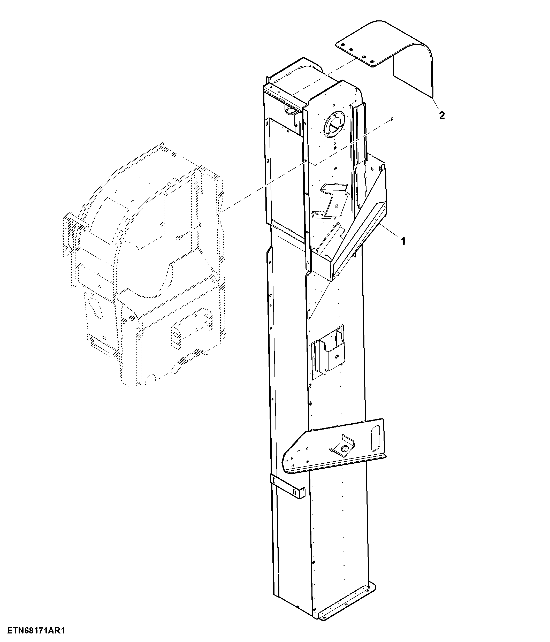 Clean Grain Elevator Housing, Regular Capacity and High Wear