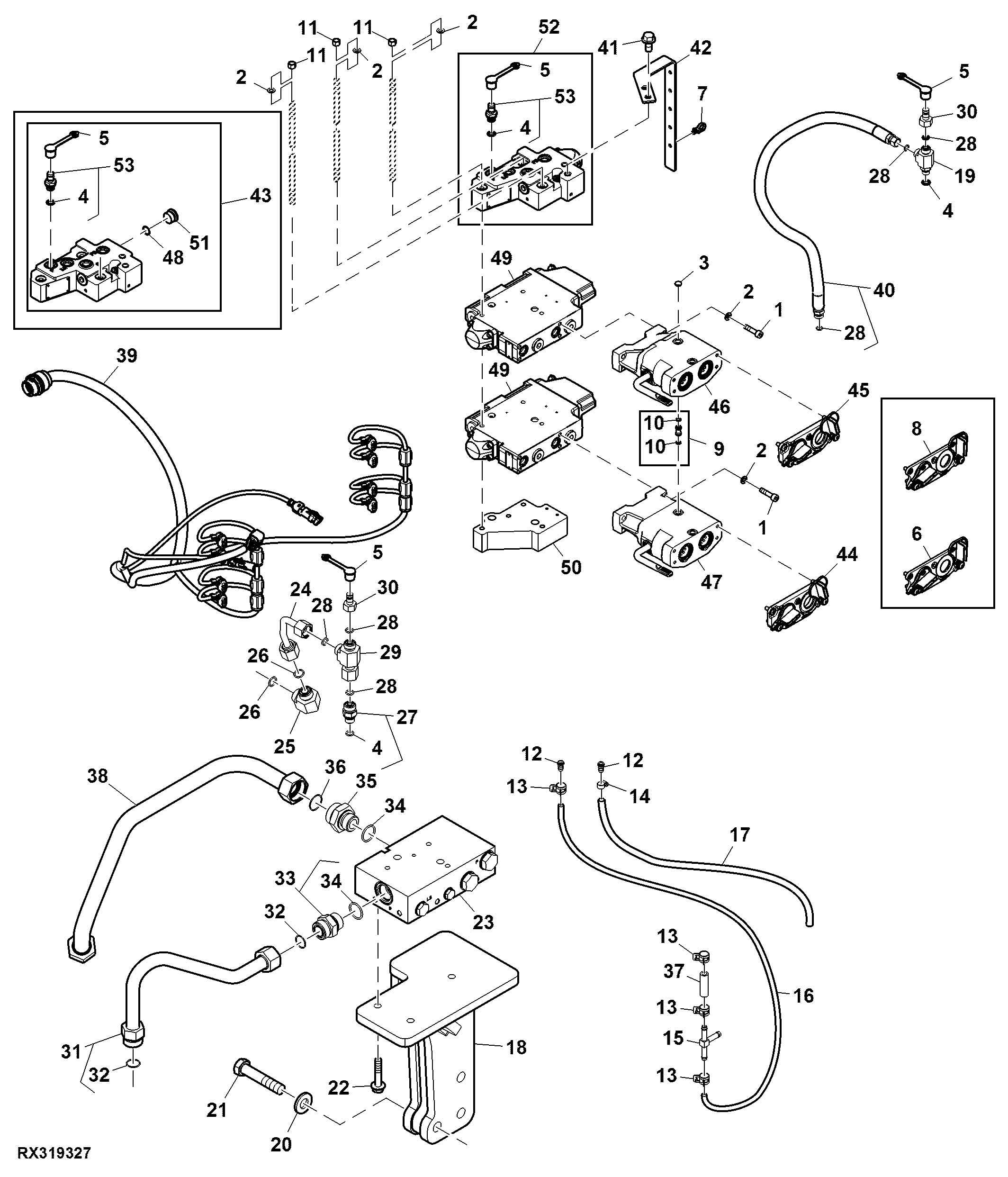7th and 8th Remote SCV, High Flow, Double Reduction Axle