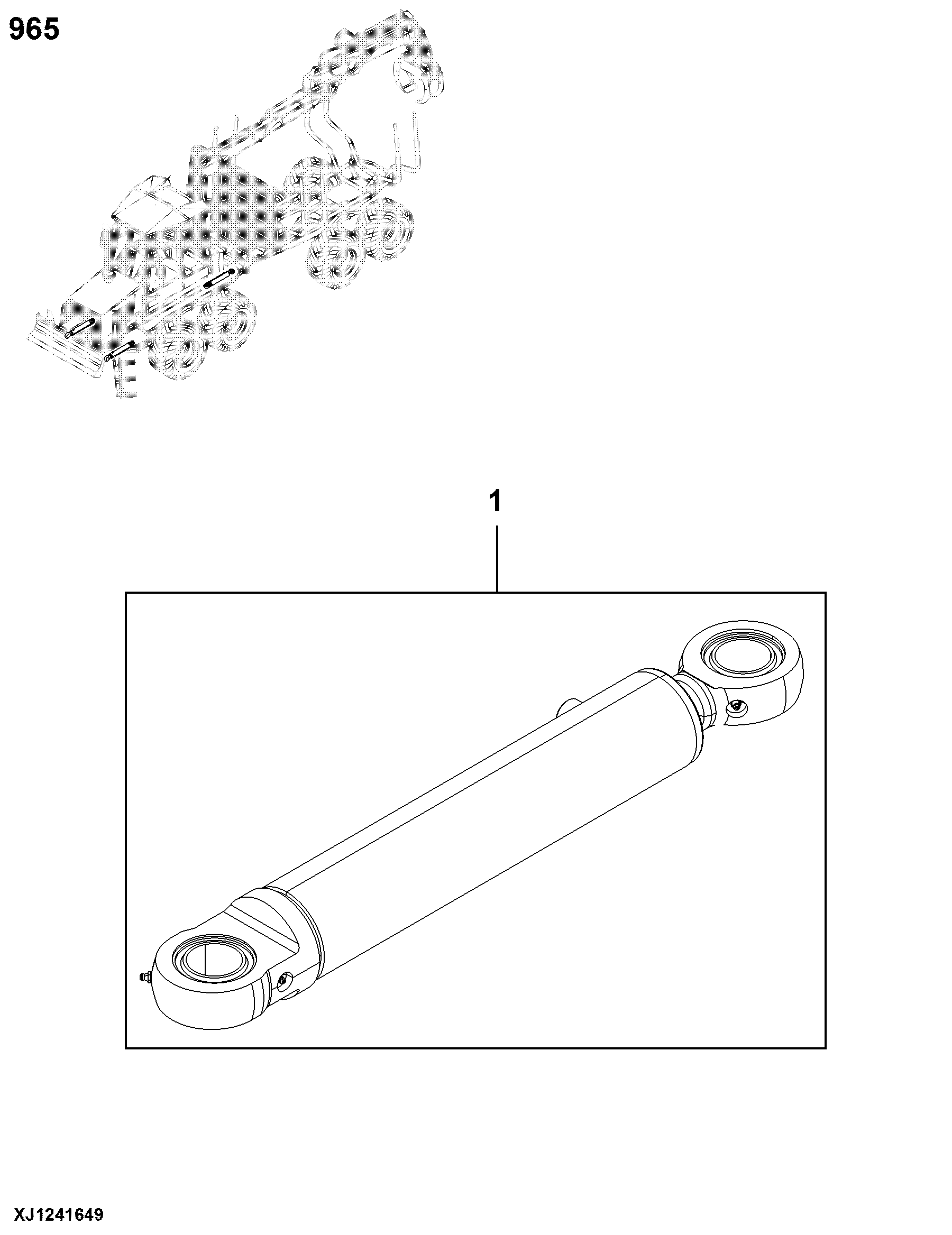 0965 Steering Cylinders 810D