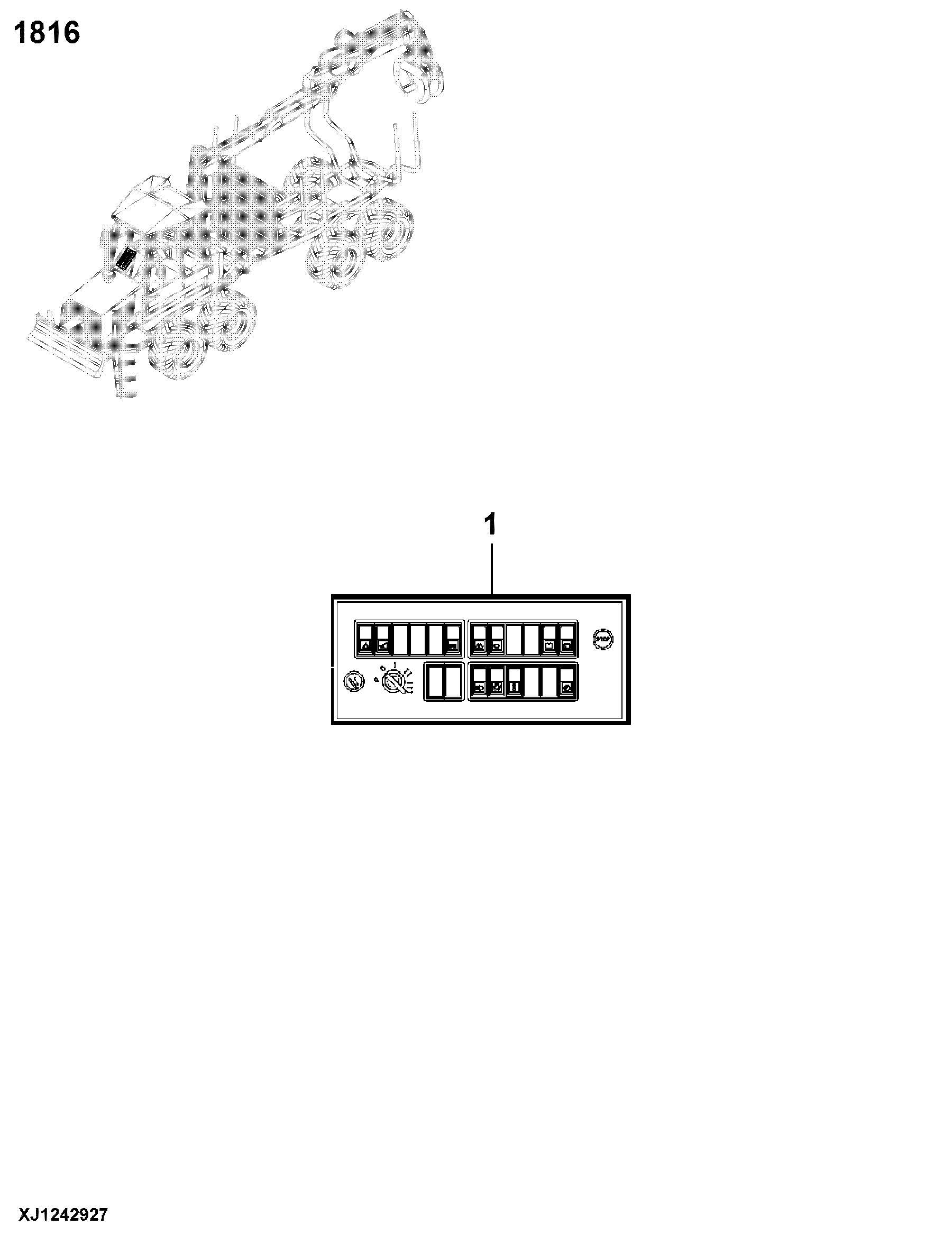1816 Instrument and Control Mounting Structure 810D