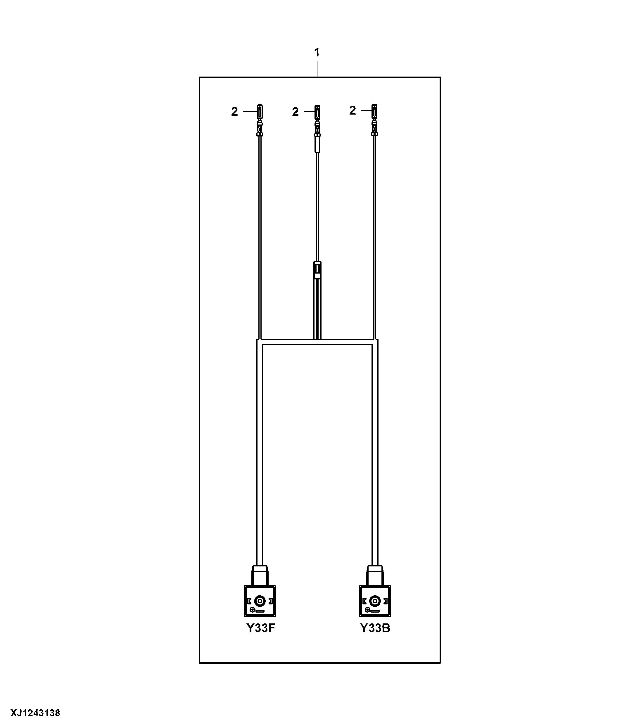 Front / Rear Differential Lock Cable