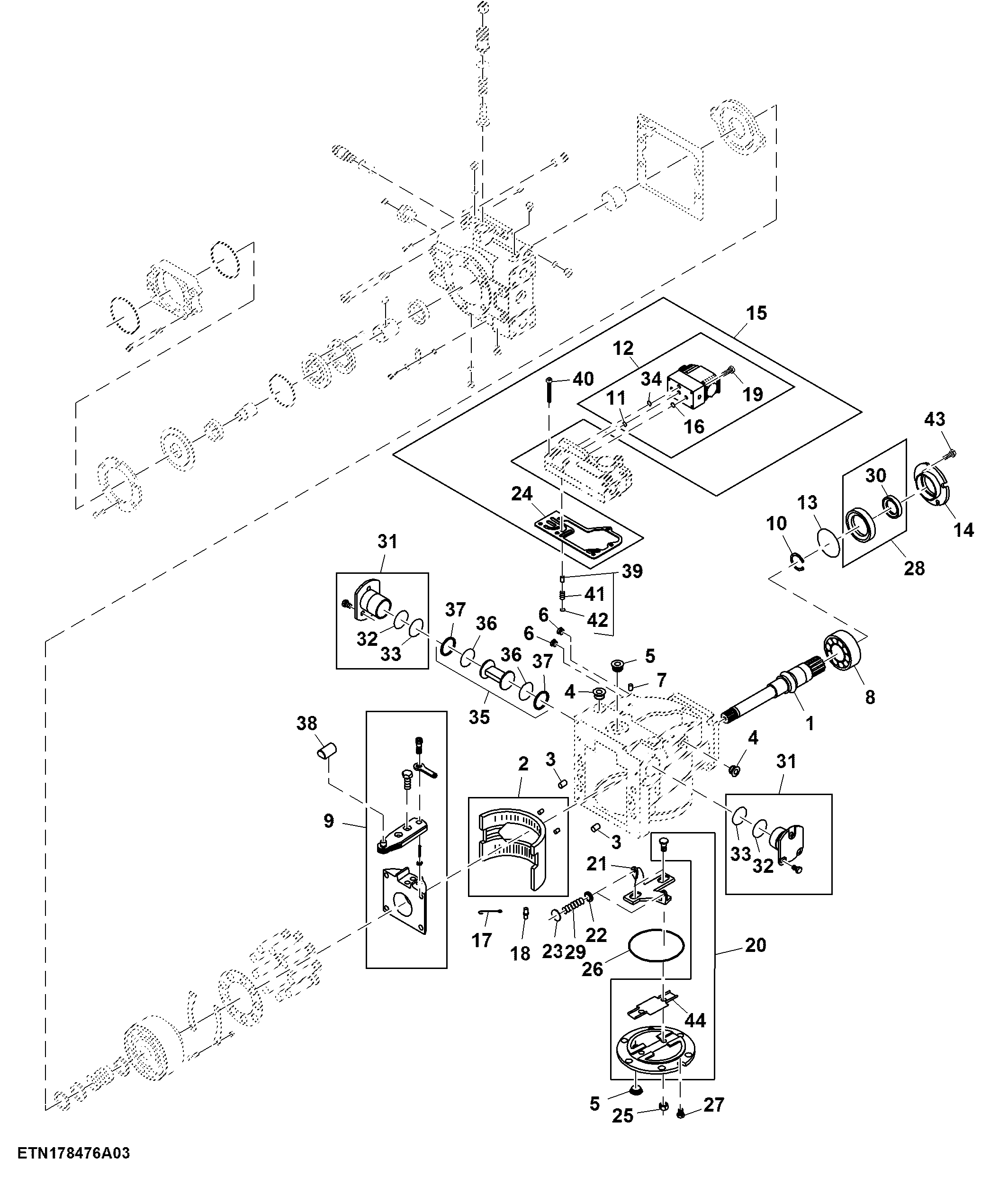 Base Cutter Pump Components (2 of 2) (171213 - )