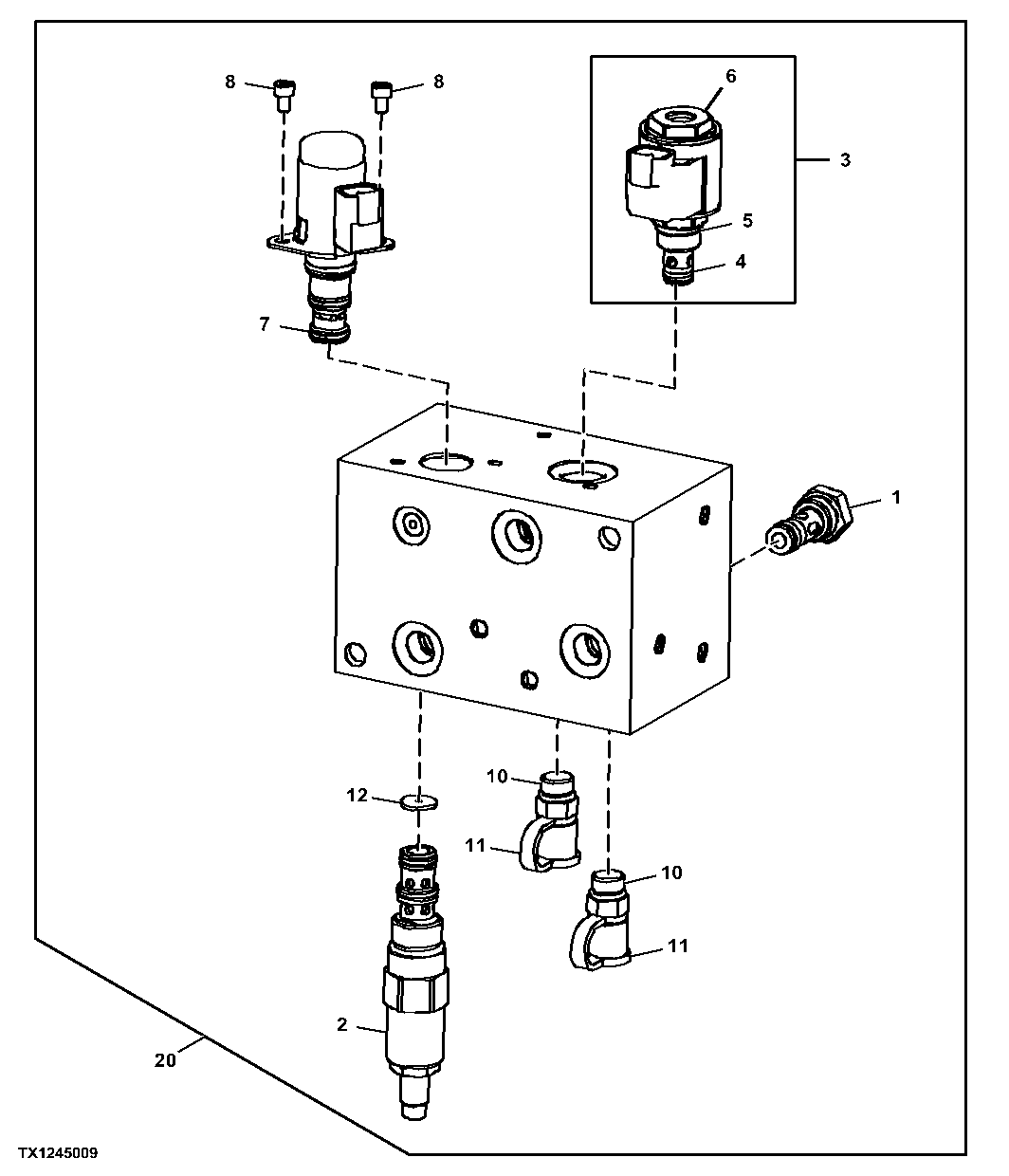 PRESSURE REGULATOR VALVE COMPONENTS (SN 611219- )