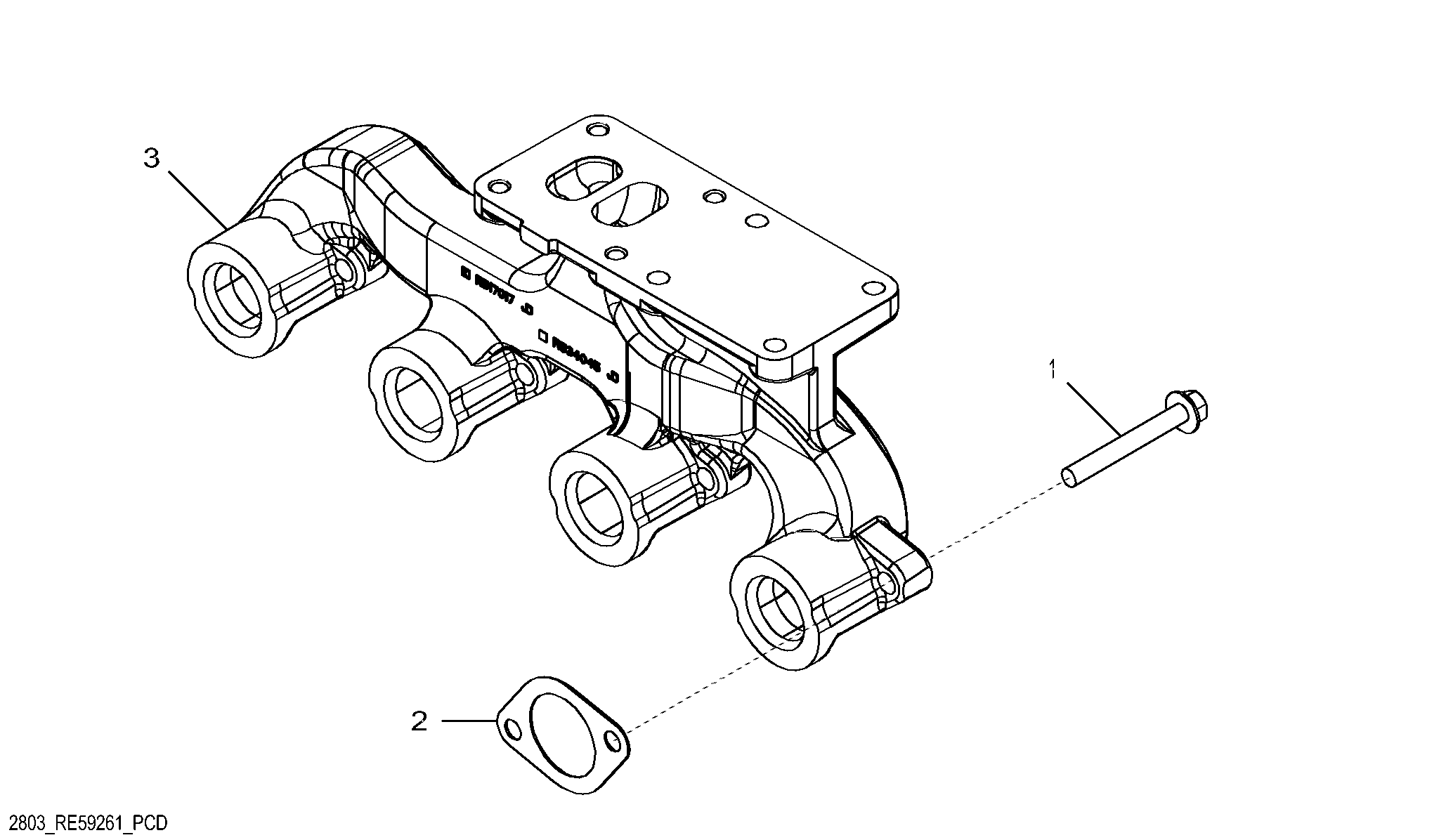2803 Exhaust Manifold