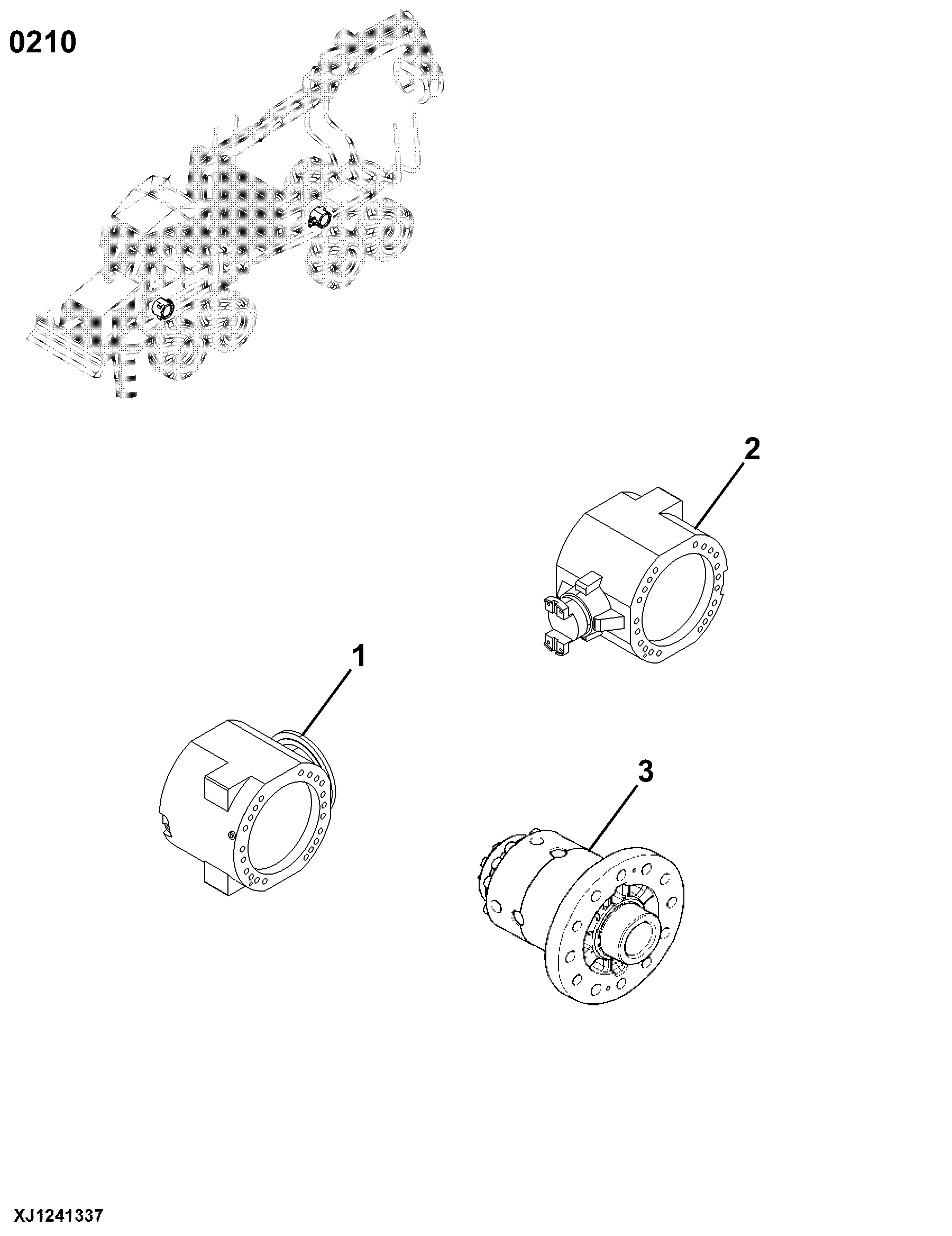 0210 Differential Or Bevel Drive 810D T3