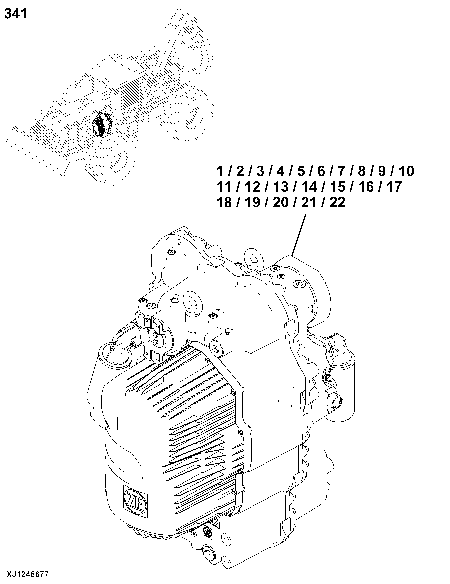 0341 Housing, Covers and Complete Transmissions