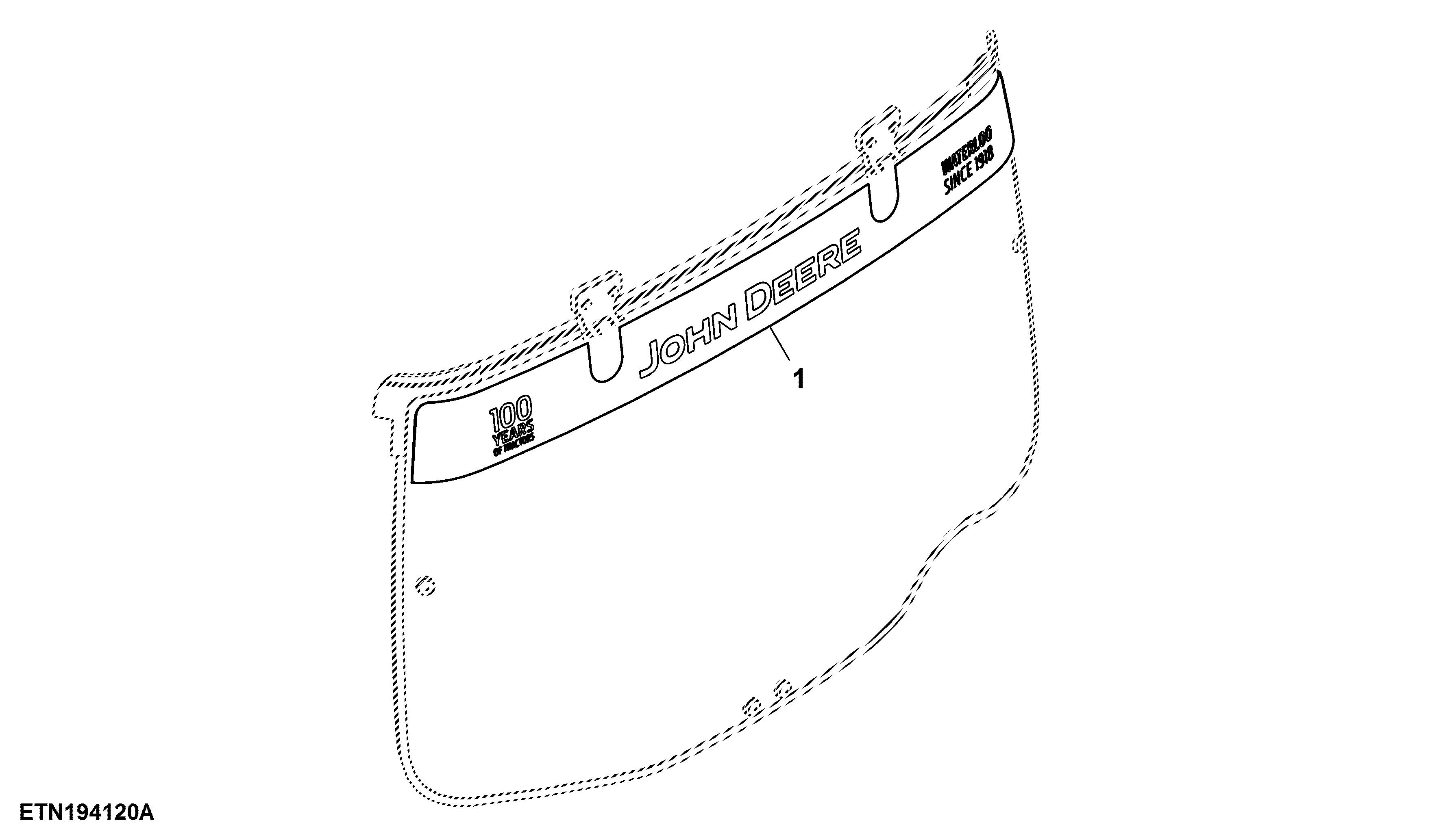 Decal, Rear Window (805101 - 807000)