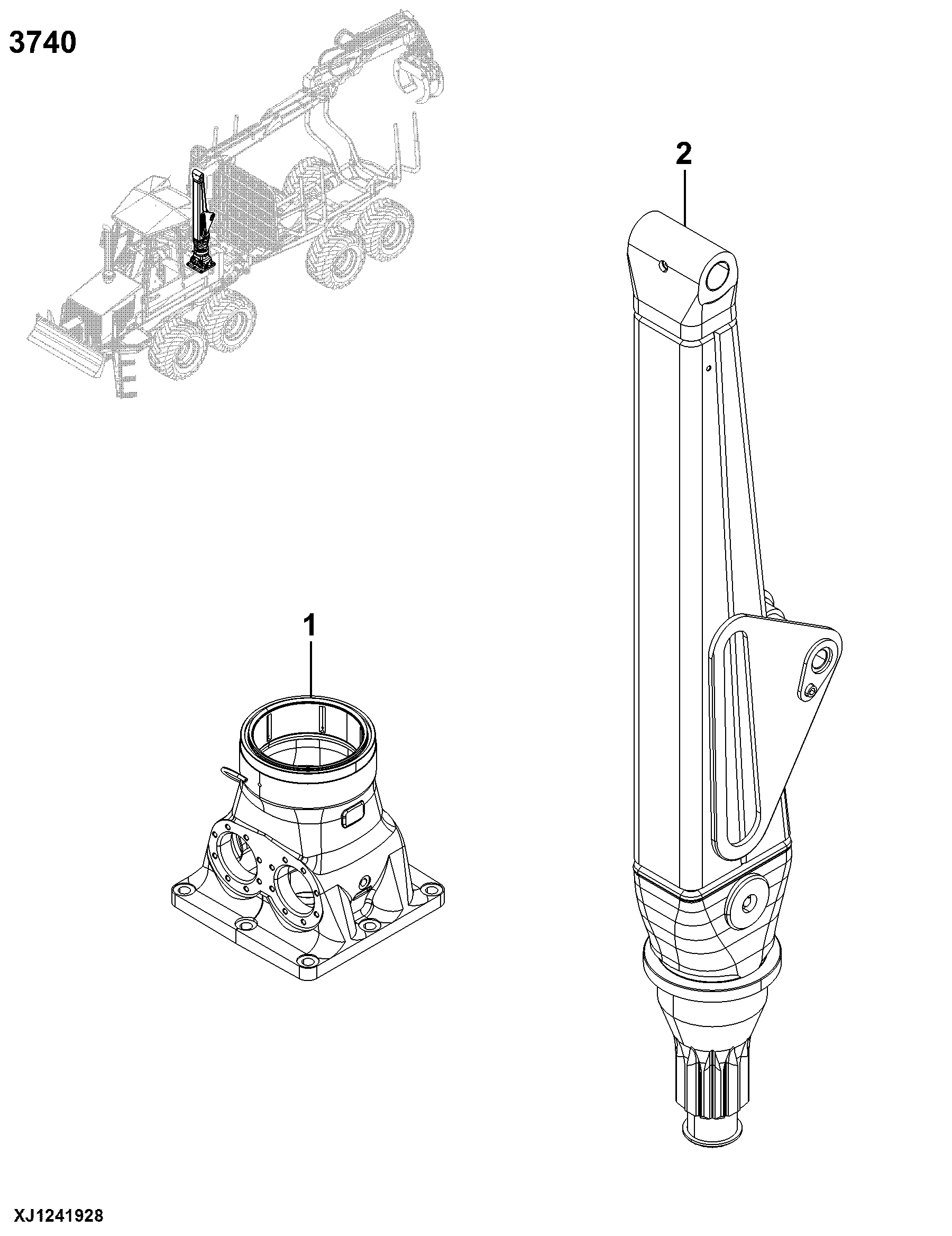 3740 Arch or Boom Frames 810DT3