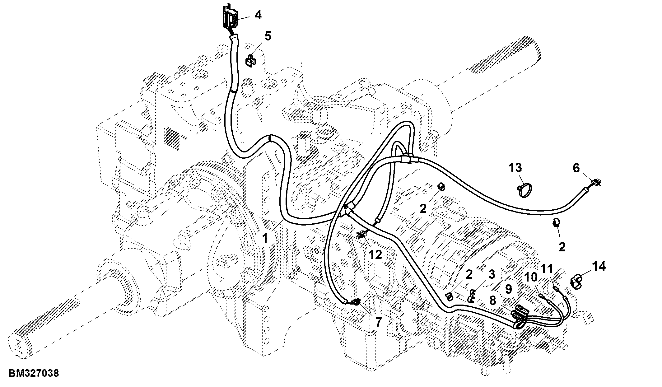 Transmission Wiring Harness, Front, SyncroPlus™
