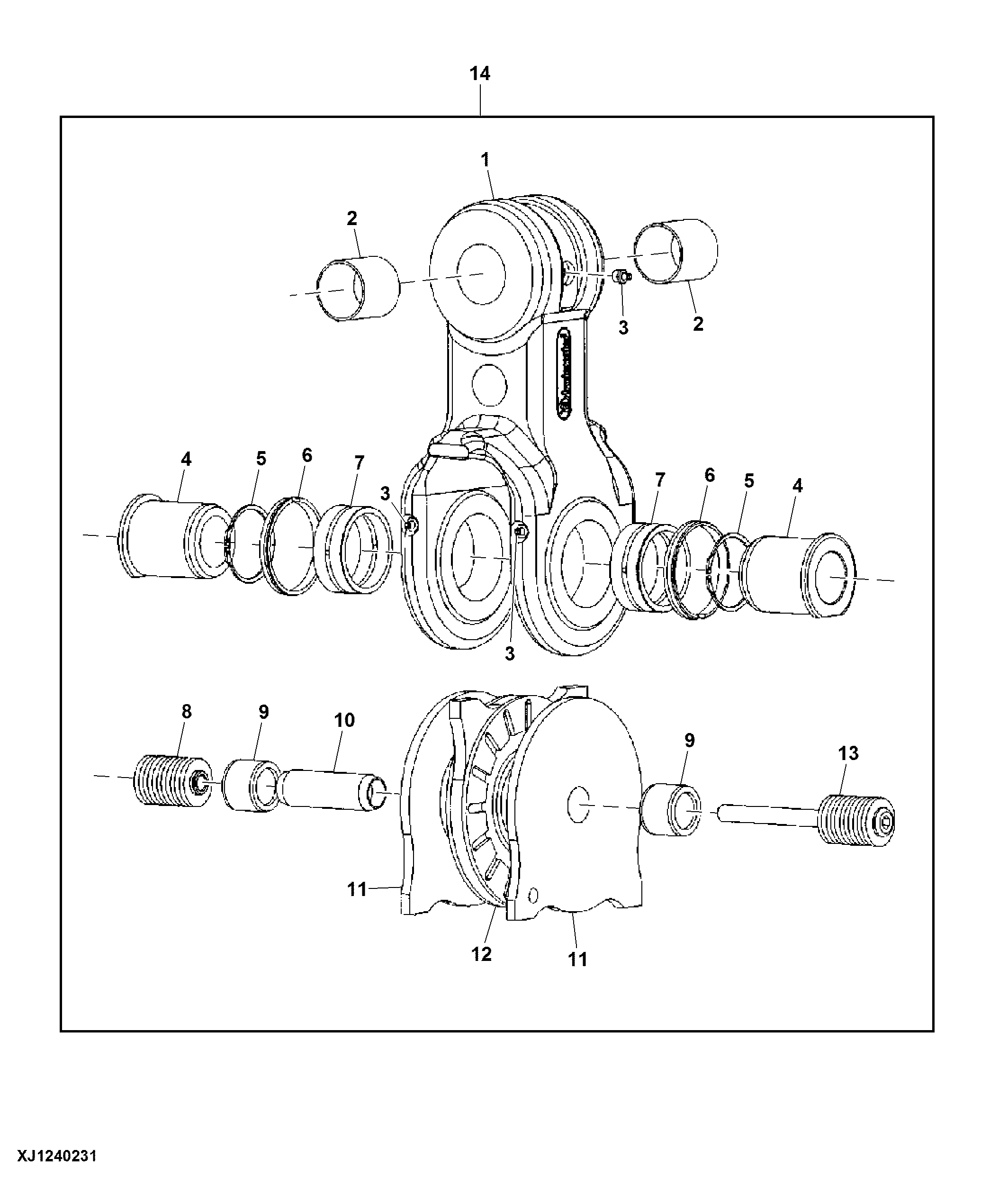 Grapple Link With Brake (Indexator MPB1-80)