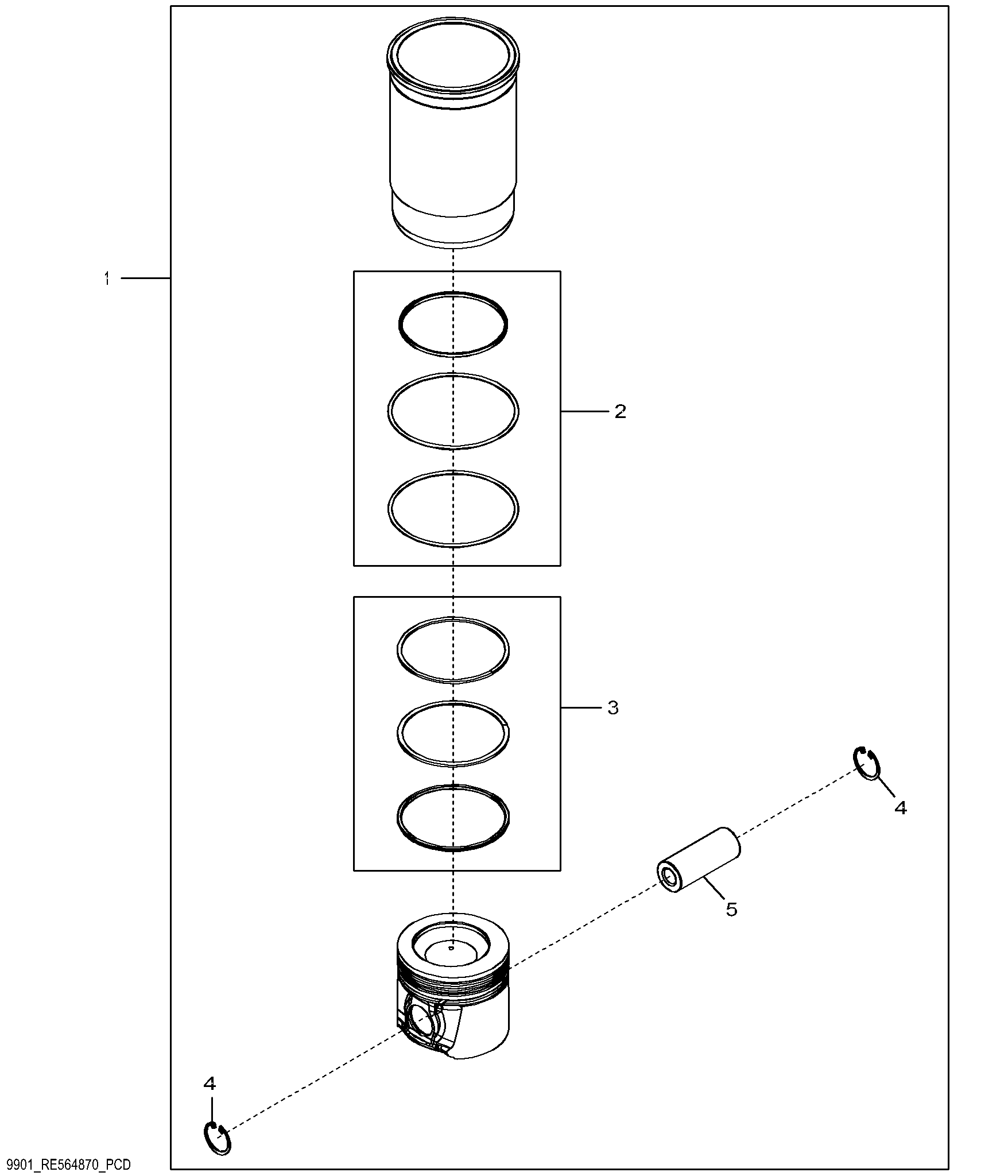 9901 Piston Liner Kit