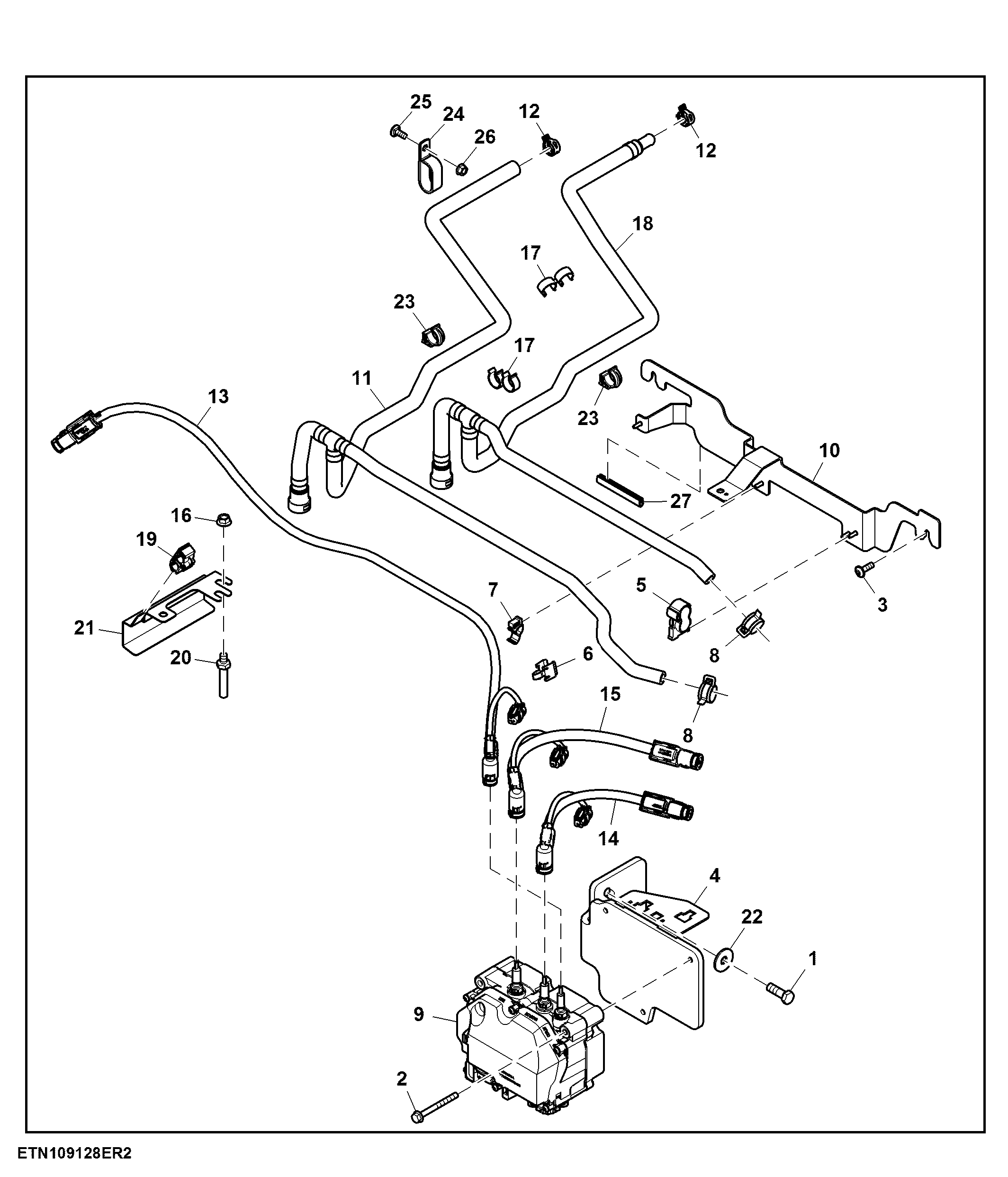 DEF Injection Pump / Hoses, W/ Cab ( - 866040)