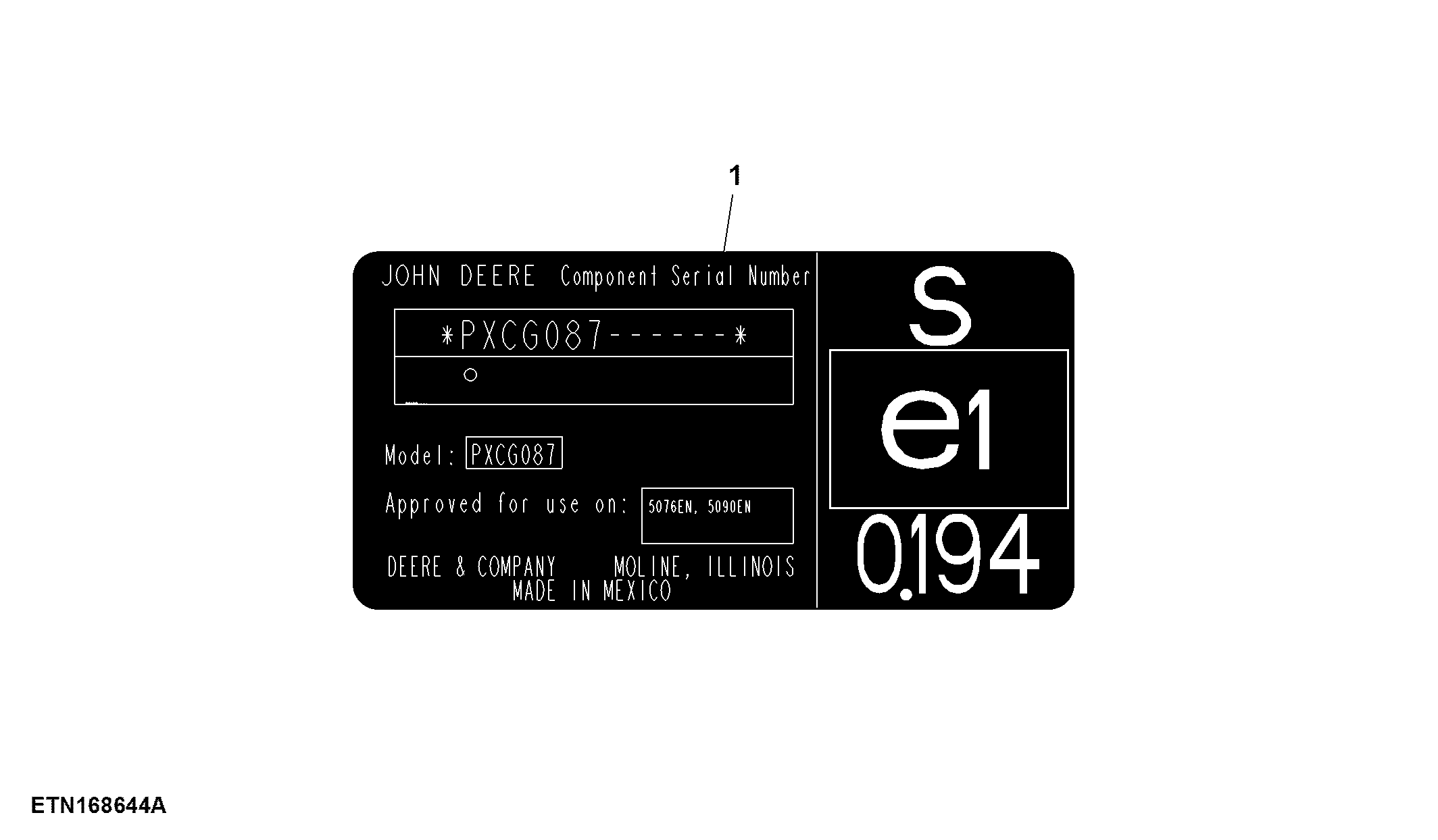 Label, Cab Certification