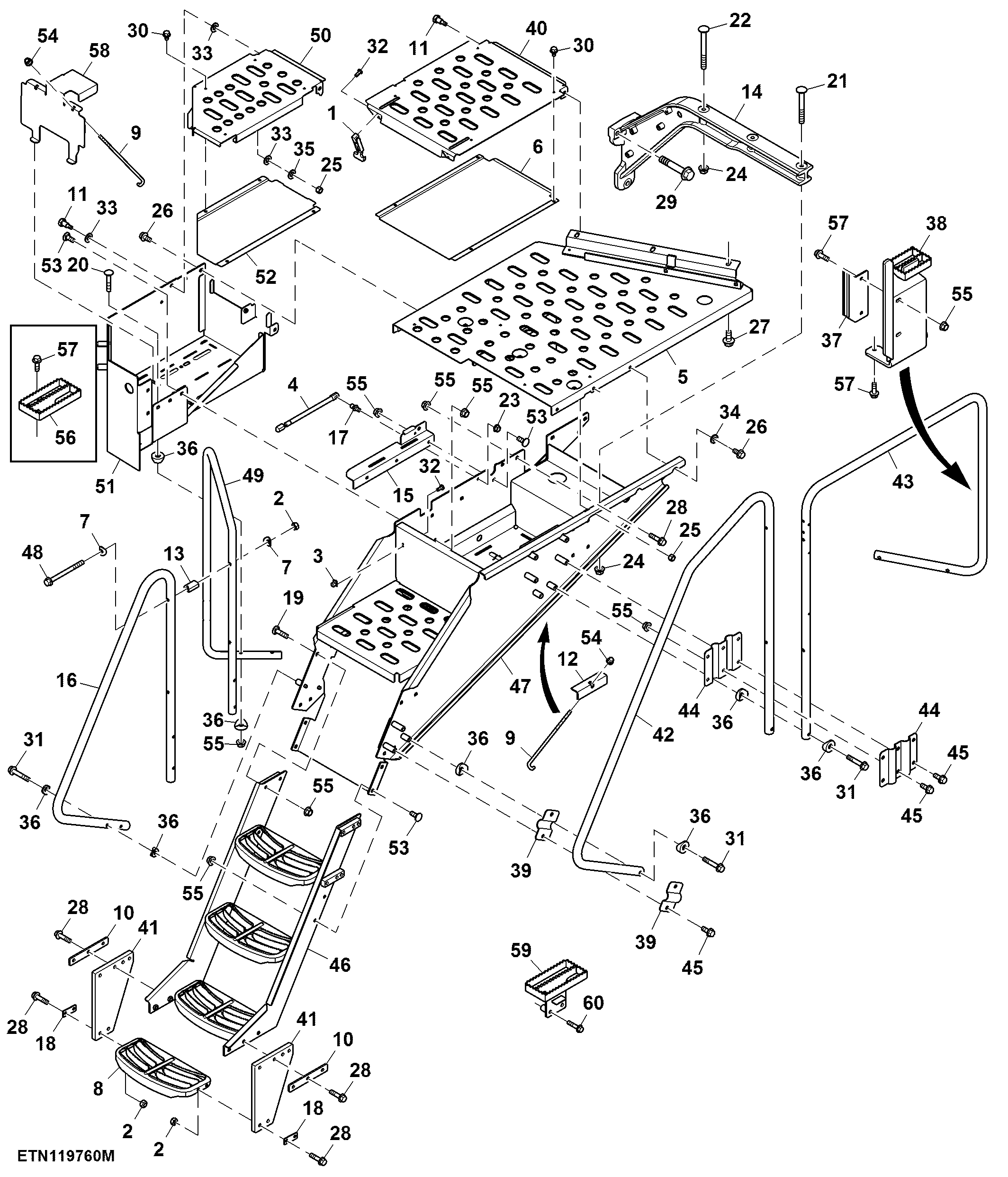 Step, LH Platform, 15.0 L Engine ( - 919000)