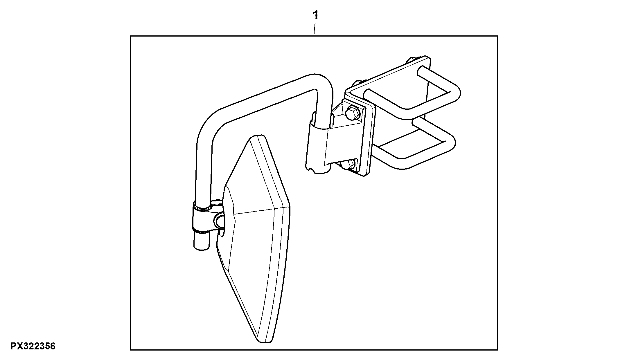 Attachment, Rear View Mirror