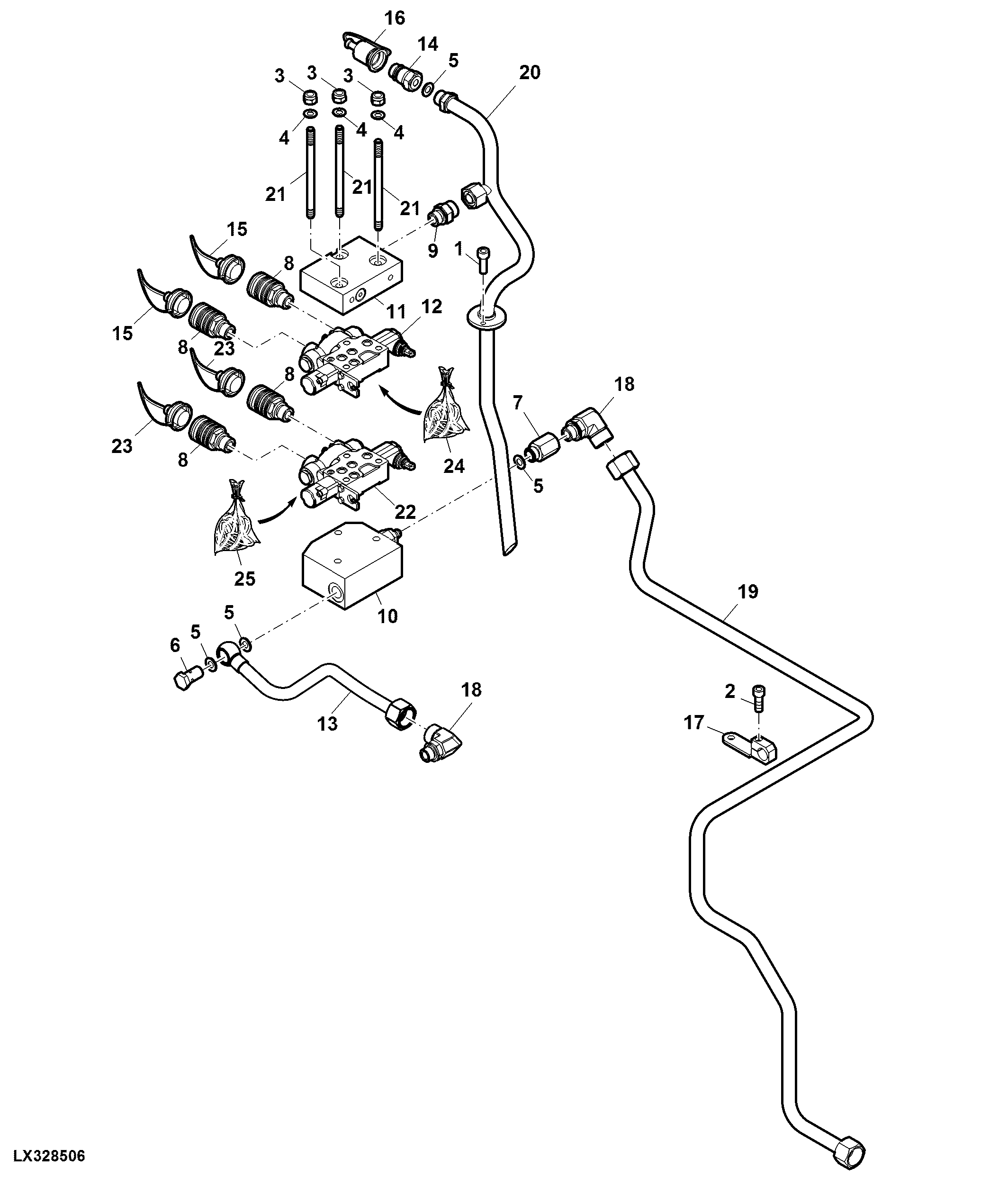 DOUBLE ACTING SCV WITH FLOAT AND DETENT (POSITION II)