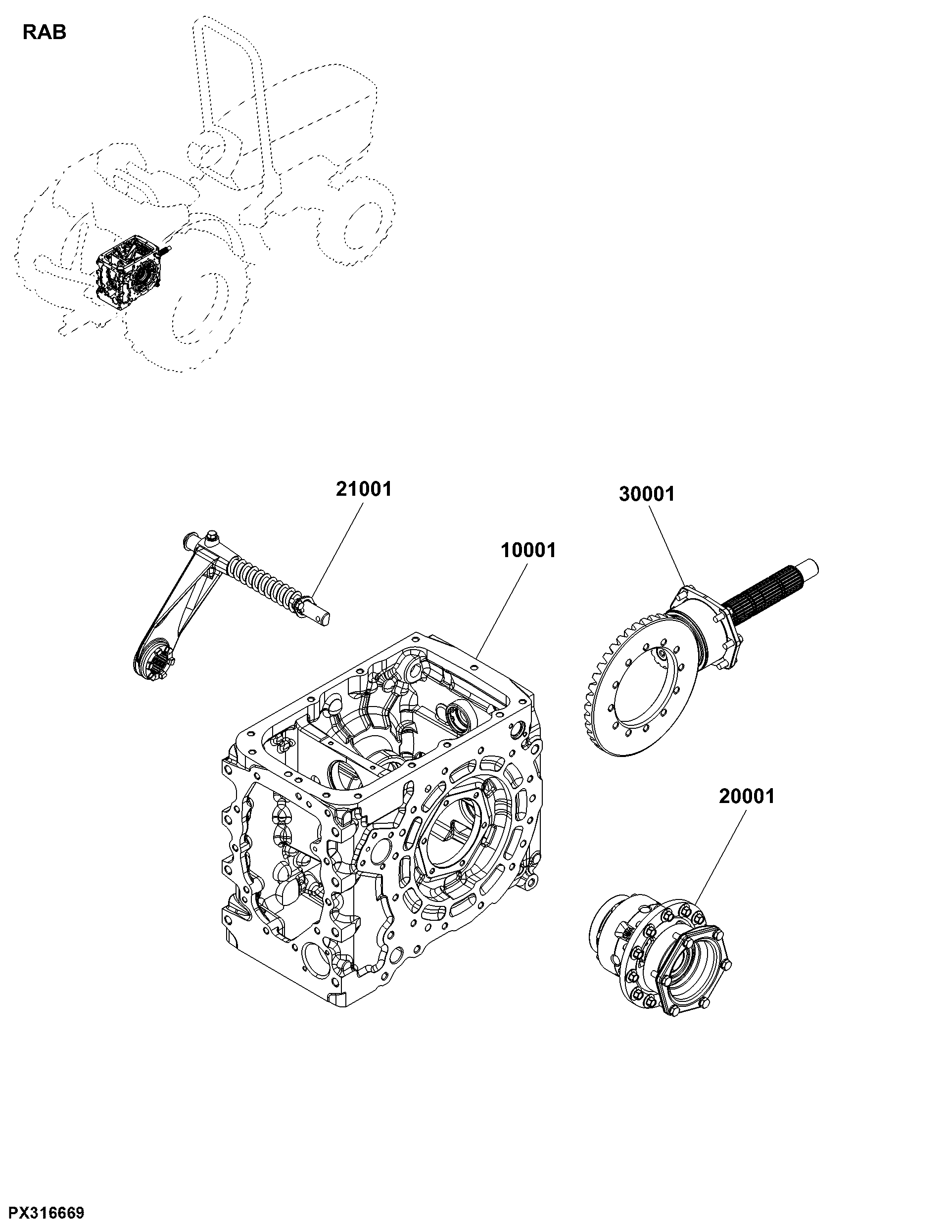 RAB Center, Rear Axle