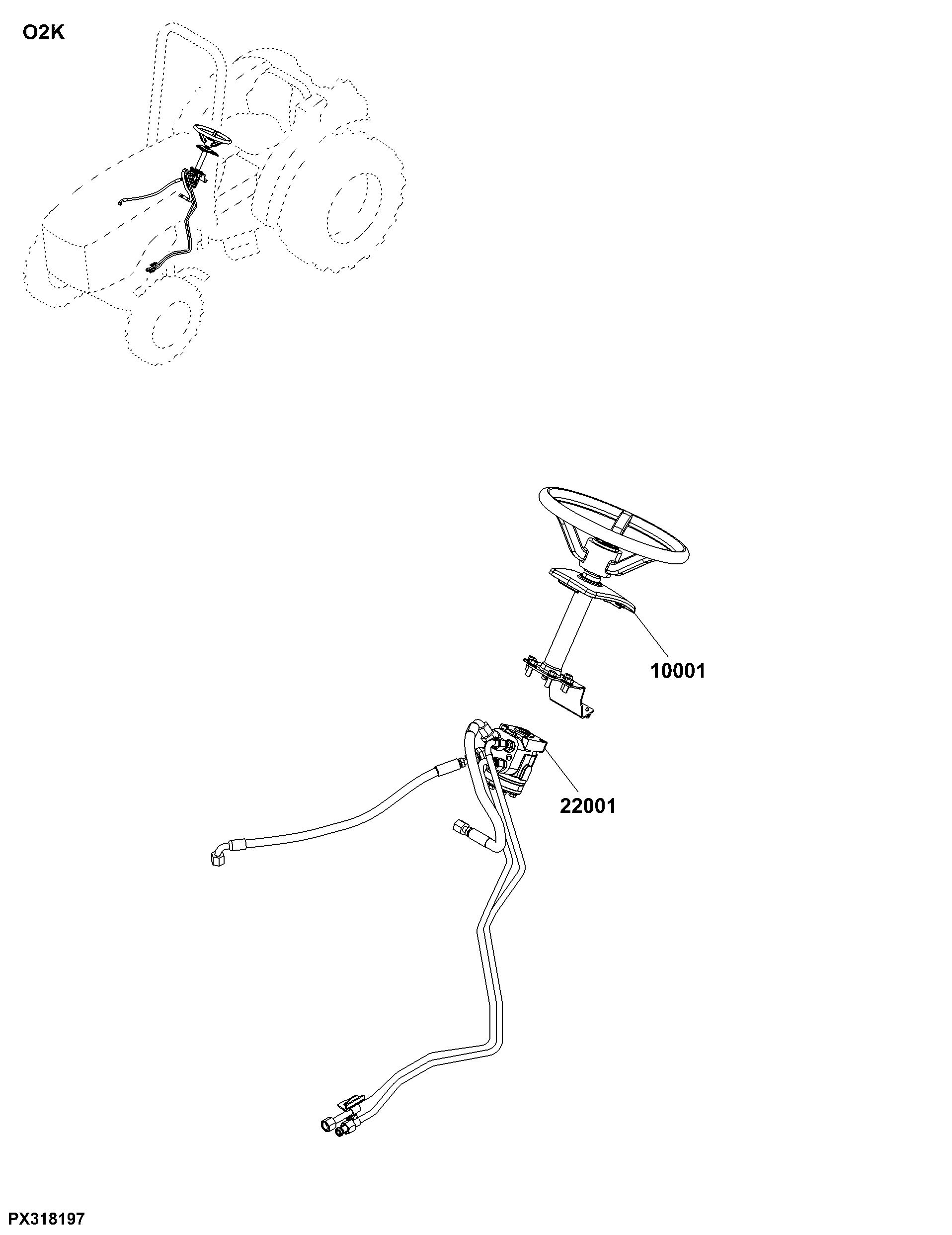 O2K Steering Controls