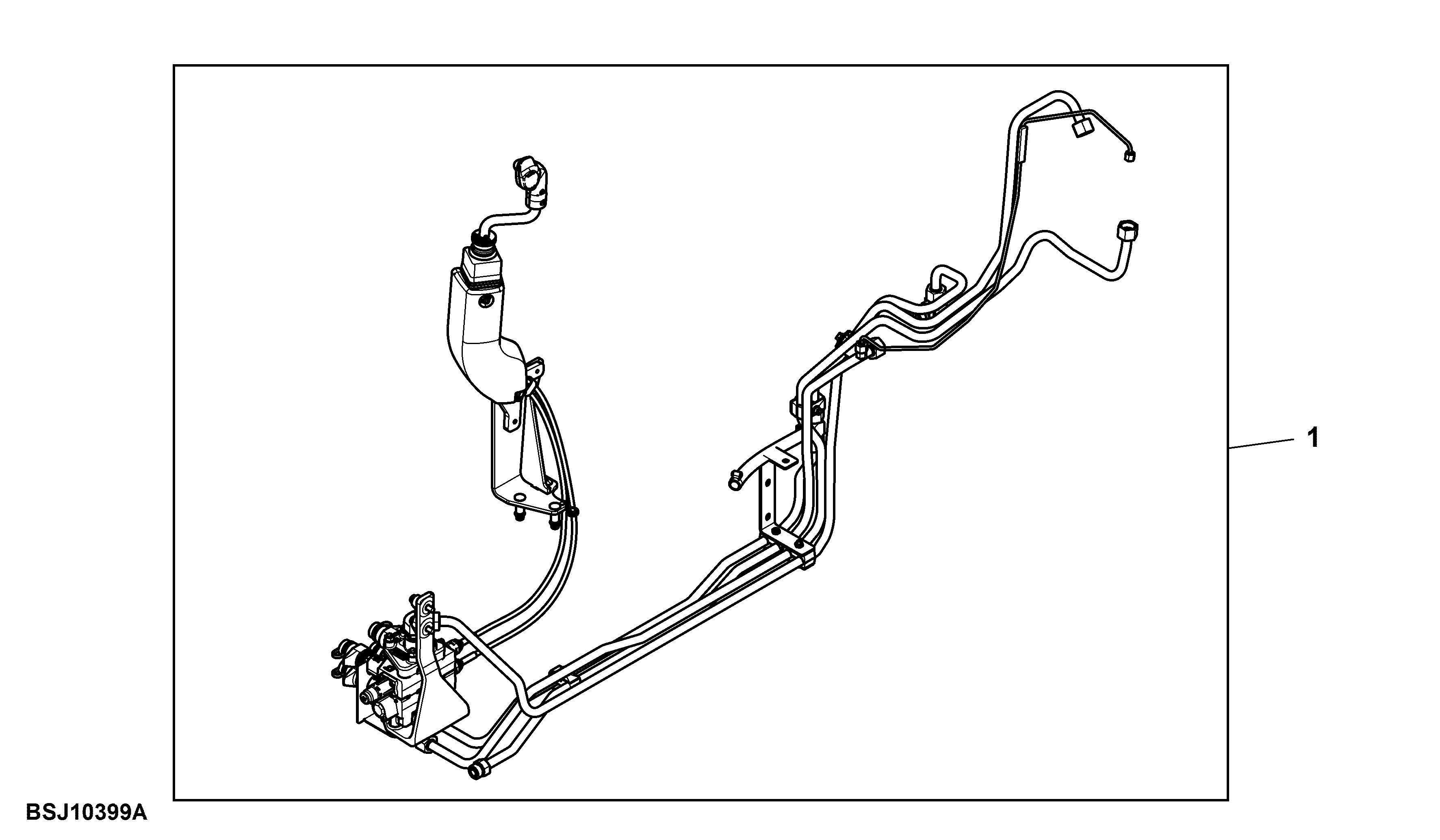 Attachment, Dual Mid SCV, W/ Joystick Control and Third Rear SCV, Cab