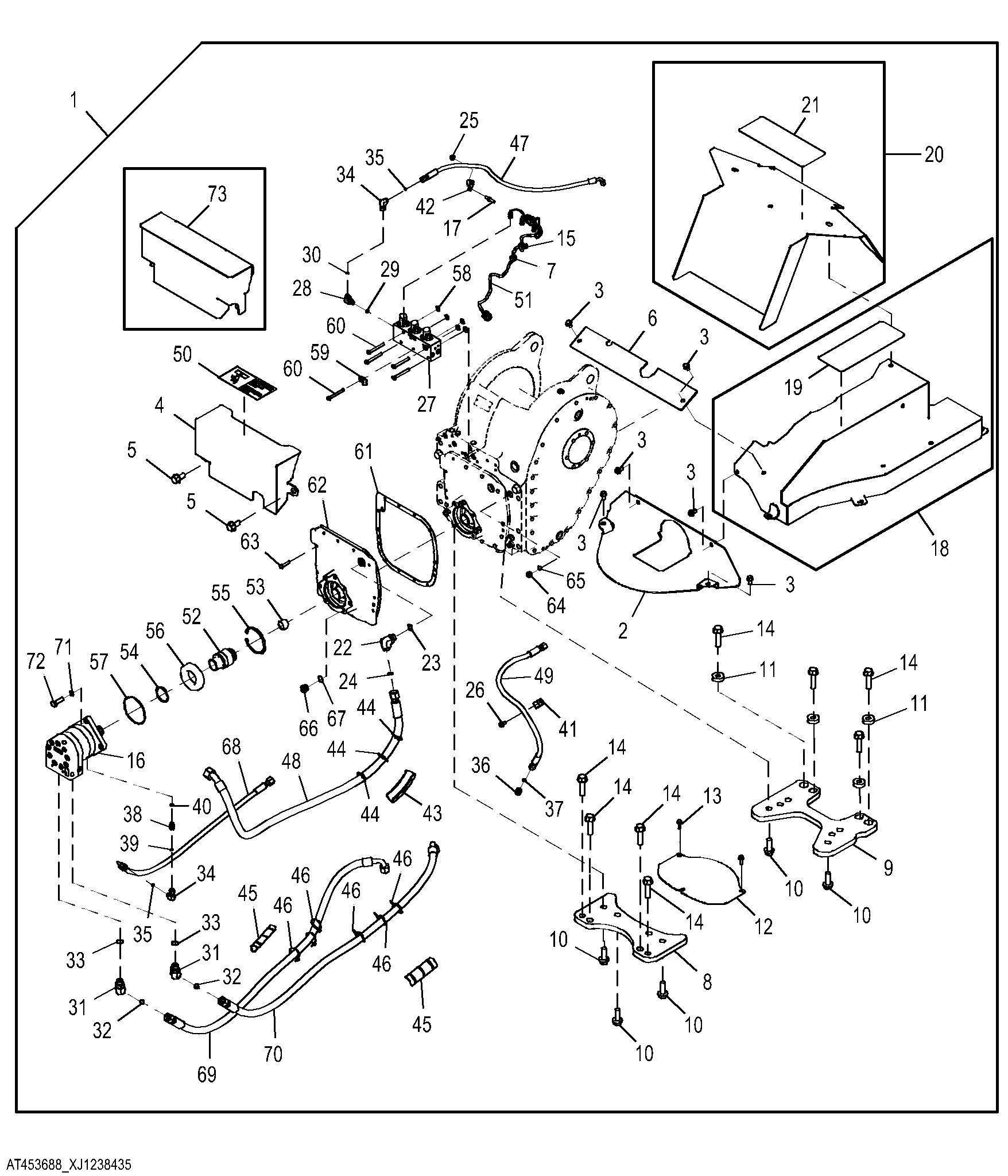 Hydraulic to Mechanical Winch Conversion Kit, 4000 Winch (677801 - )