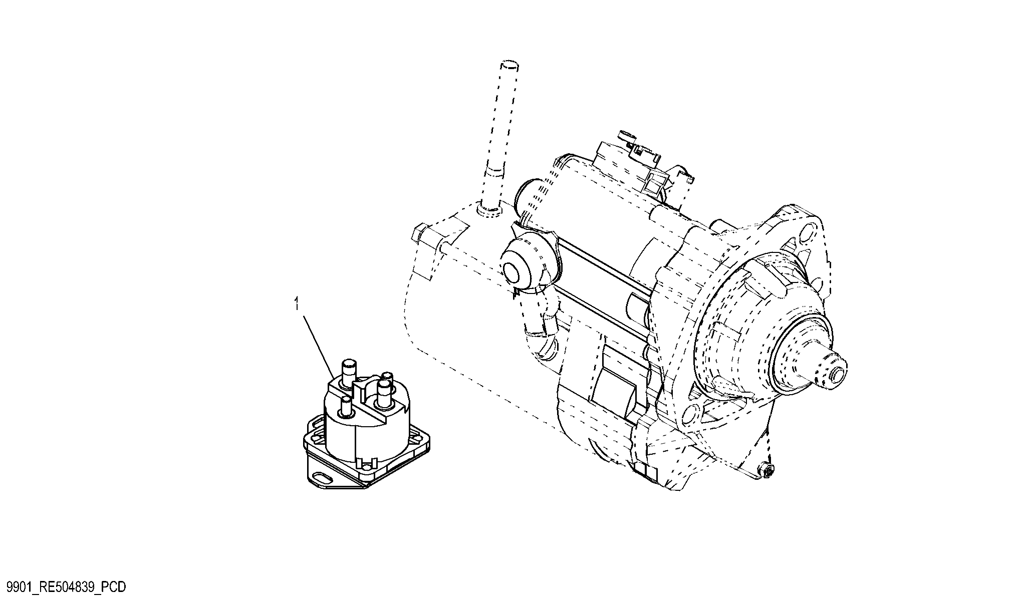 9901 Starter Relay 24 V