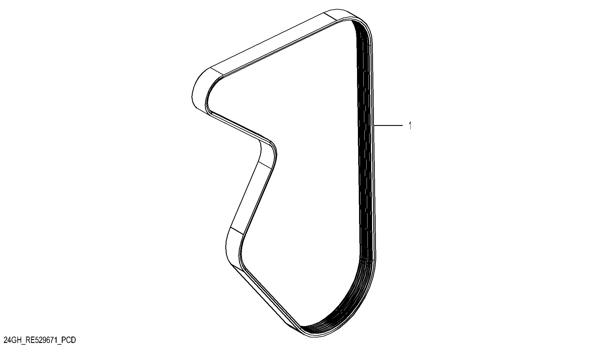 24GH Fan Belt