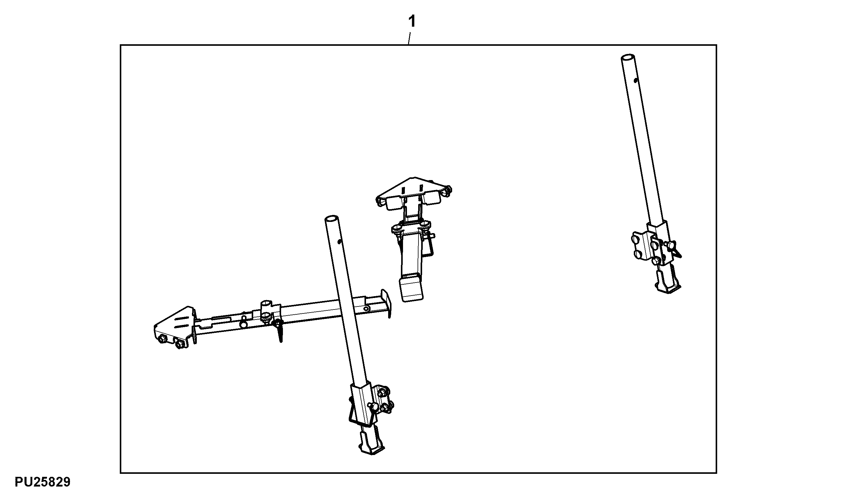 Attachment, Parking Stand, High Dump Hopper