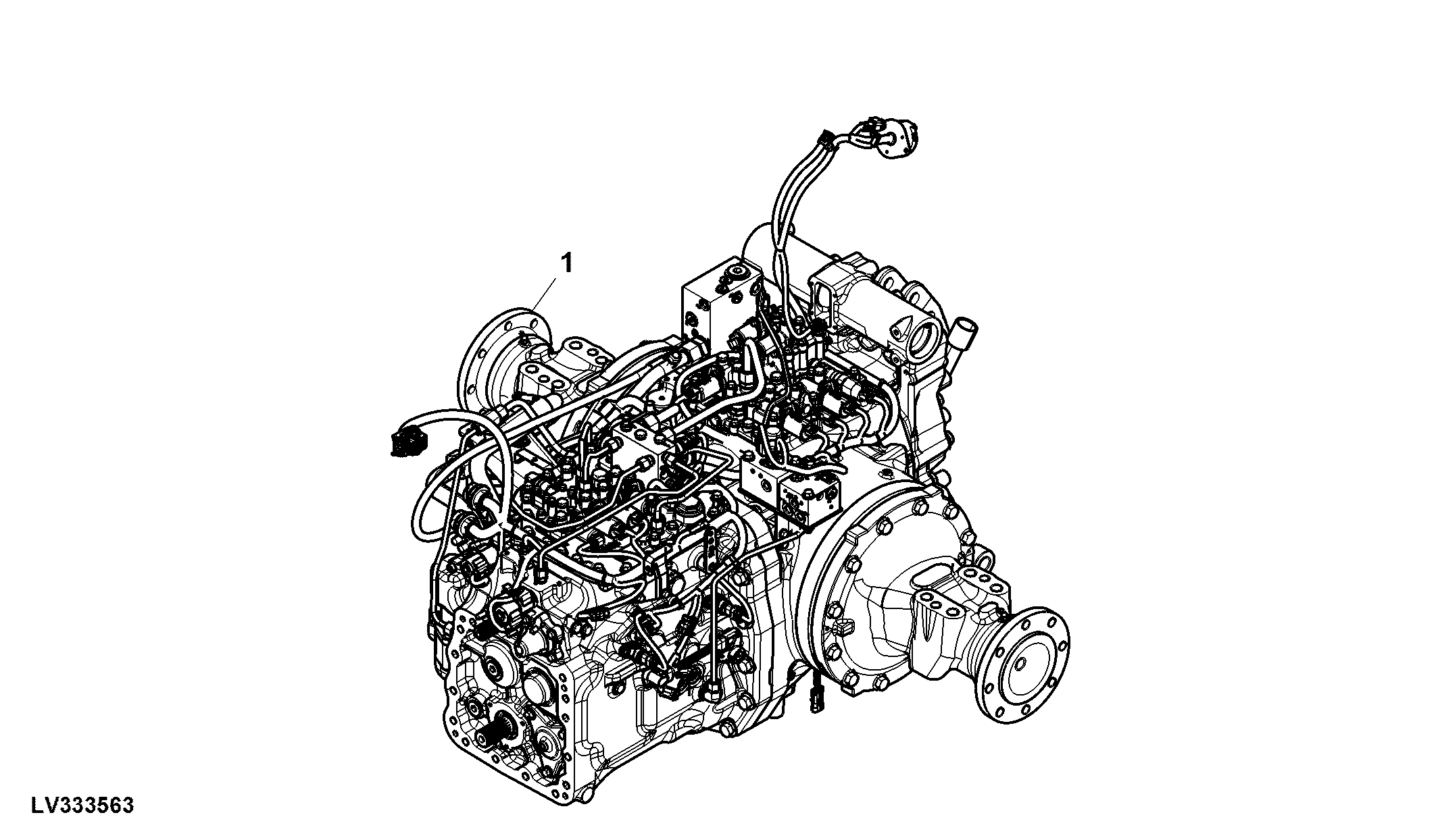 Transaxle, 16X16 Transmission W/ PFC, W/ Creeper