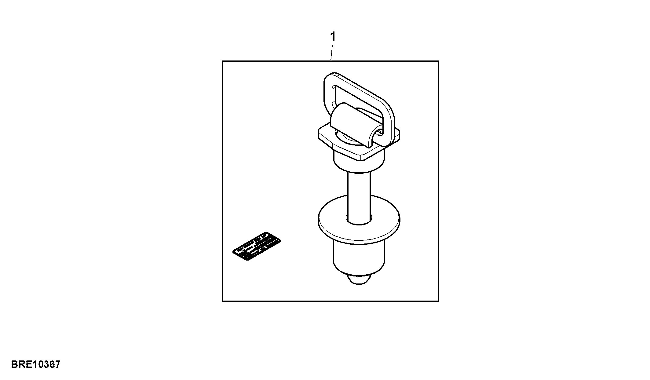 Attachment, Hitch Kit, 33 MM Drawbar, Category 5 (For EAEU)
