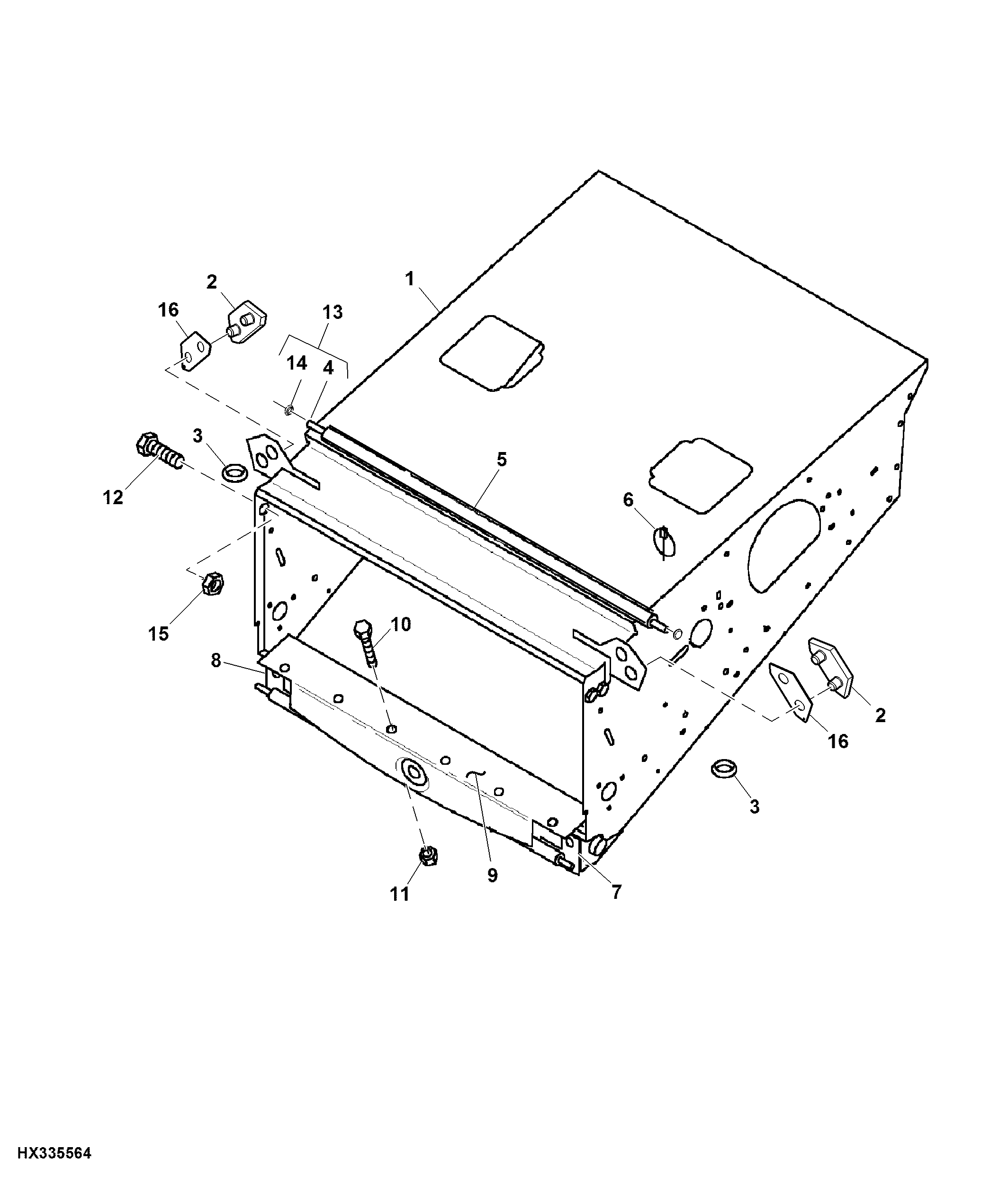 FEEDER HOUSE SHELL, WEAR PLATES AND SEALS - CONTOUR MASTER