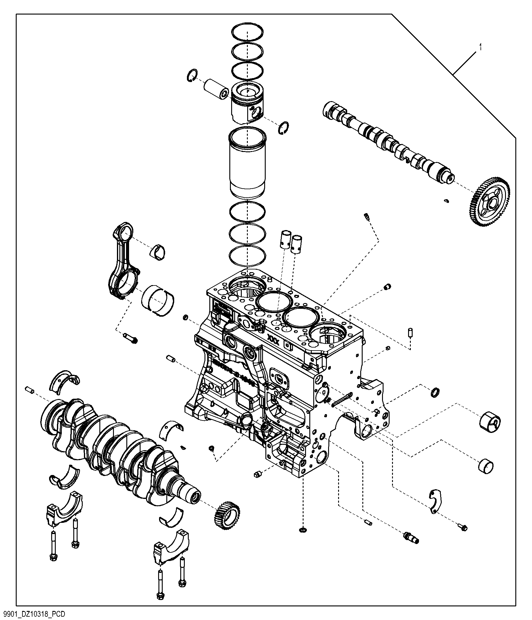 9901 Short Block Assembly Kit