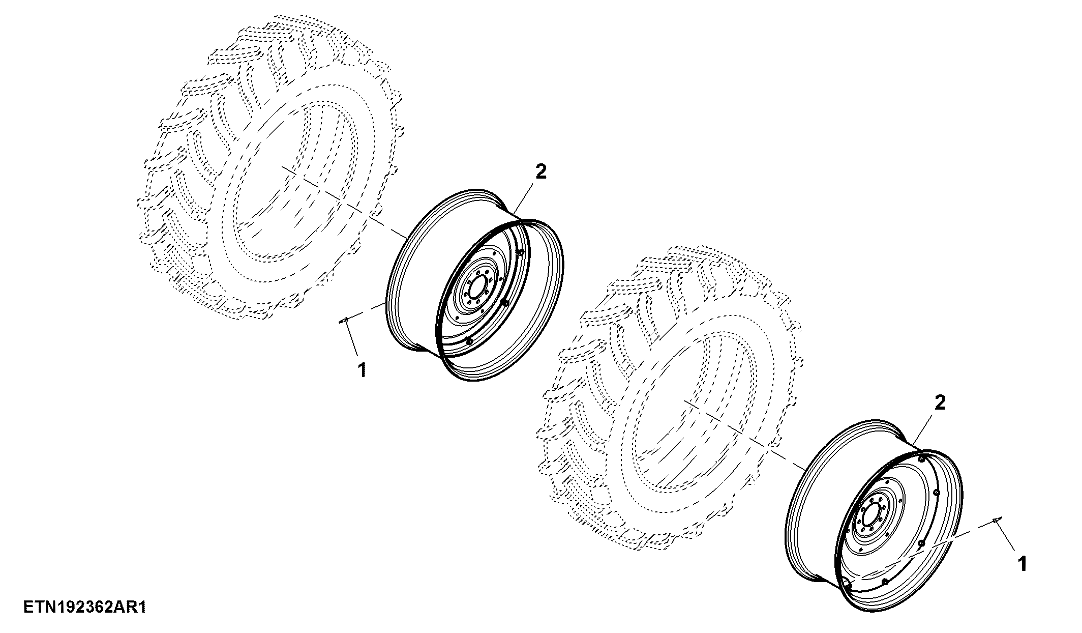 Rear Wheel, W16 X D38 (For India)