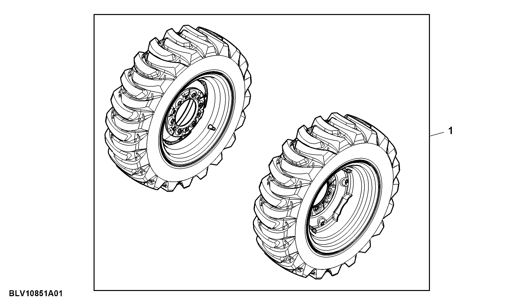 Attachment, Front Wheels, W7 X D14