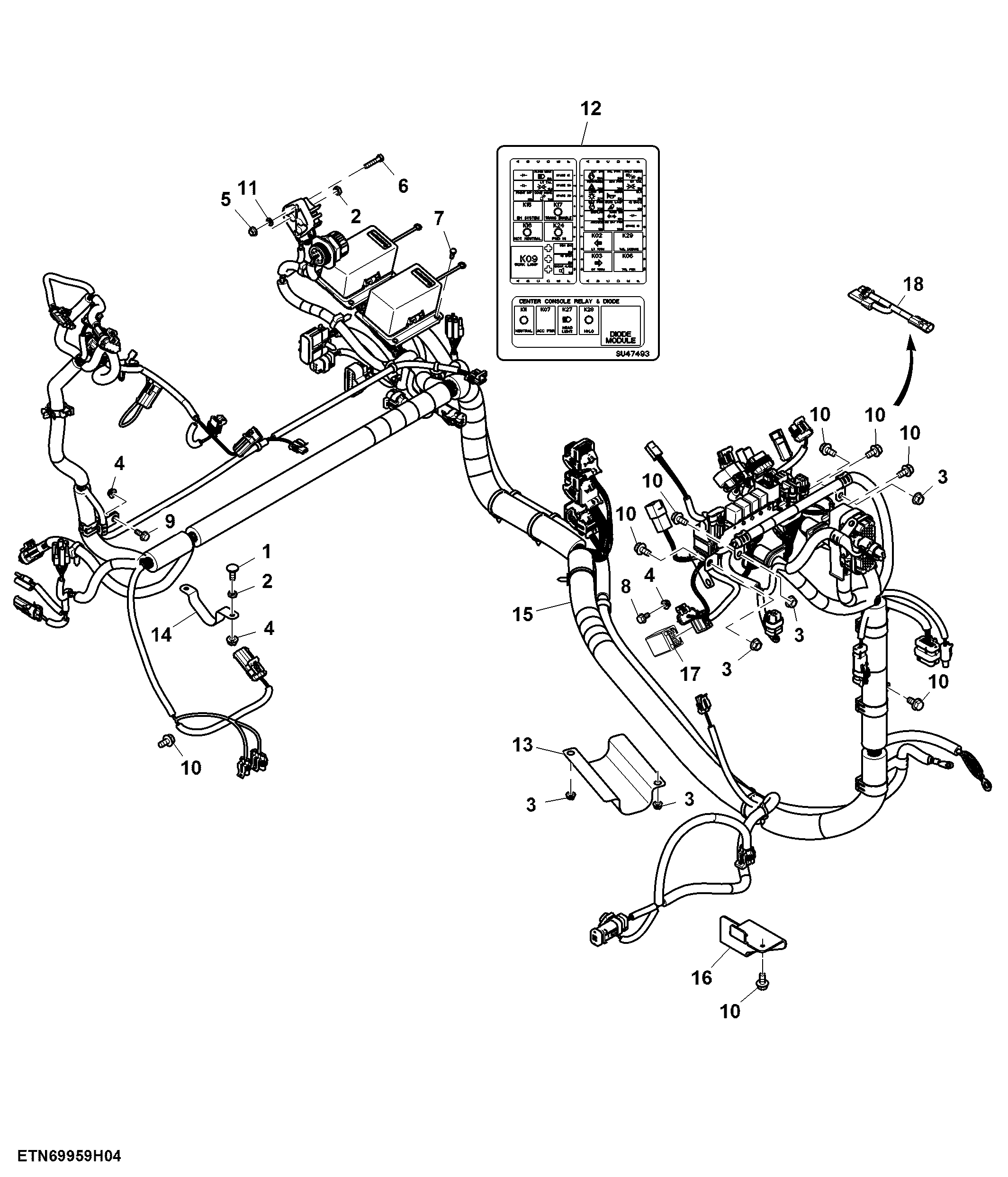 Platform Wiring Harness, IOOS, PowrReverser™ (1/4)