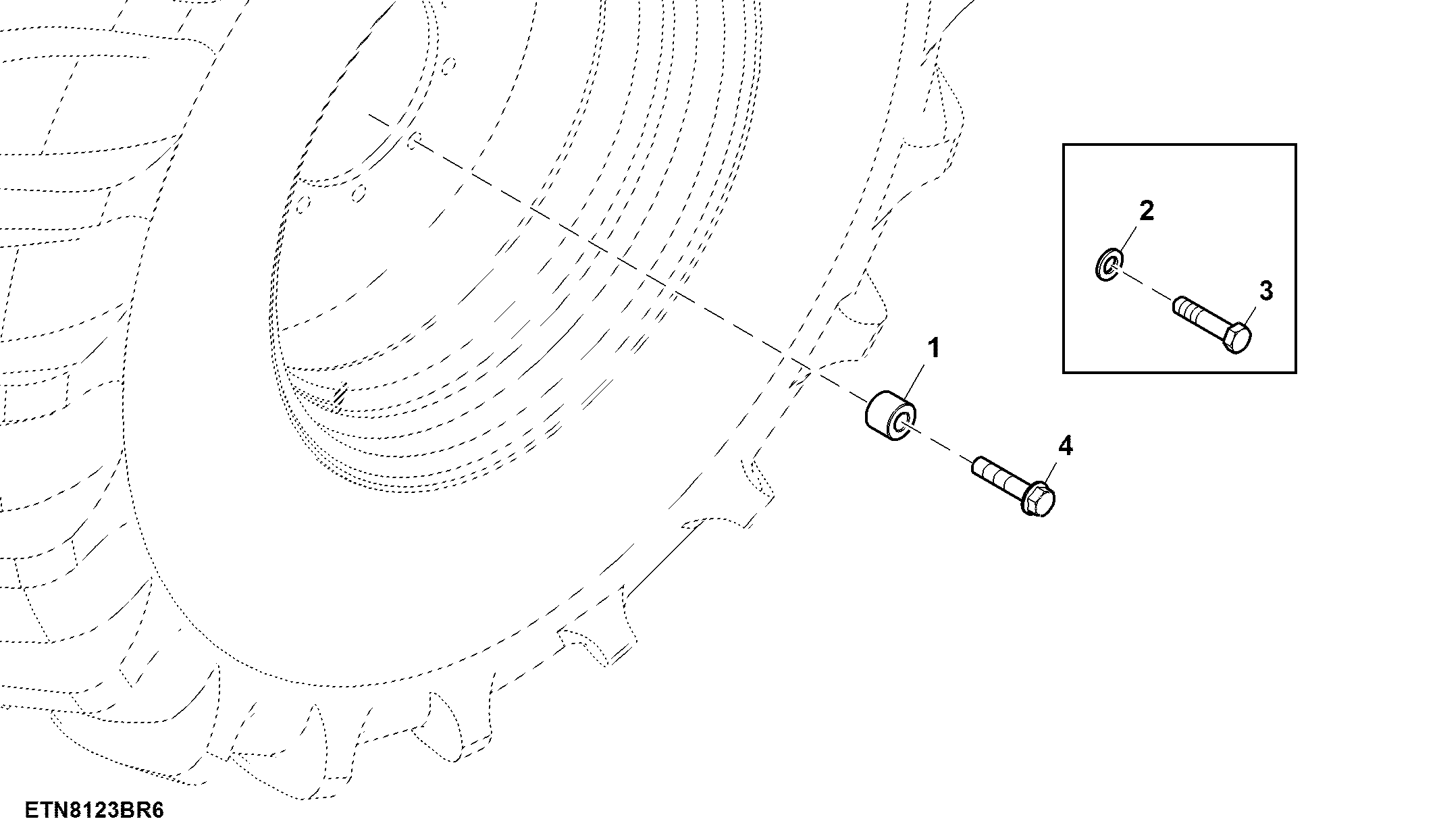 Drive Wheel Bolts - Single