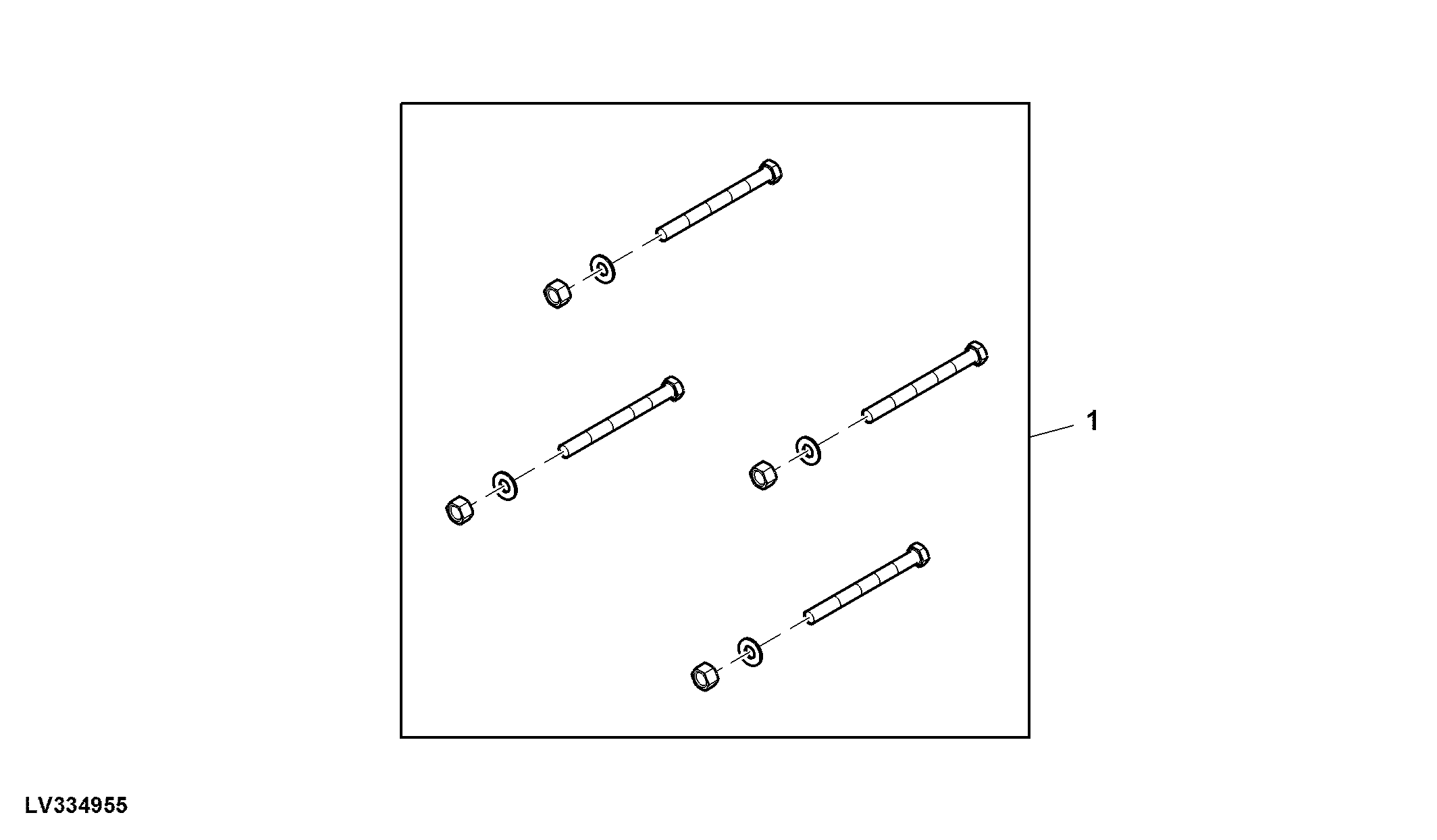 Attachment, Rear Wheel Weight Mounting Hardware