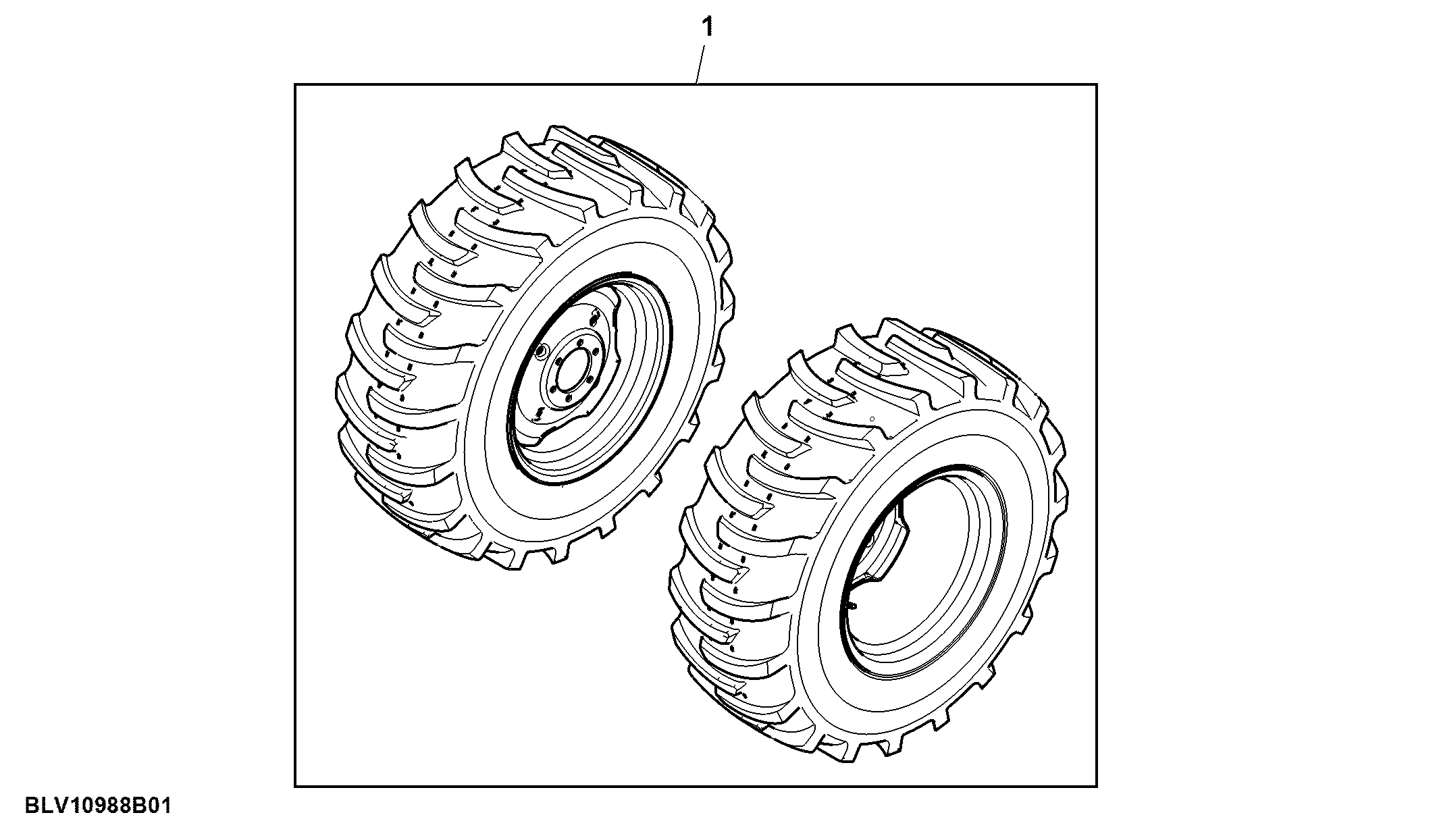 Attachment, Rear Wheels, W14 X D20