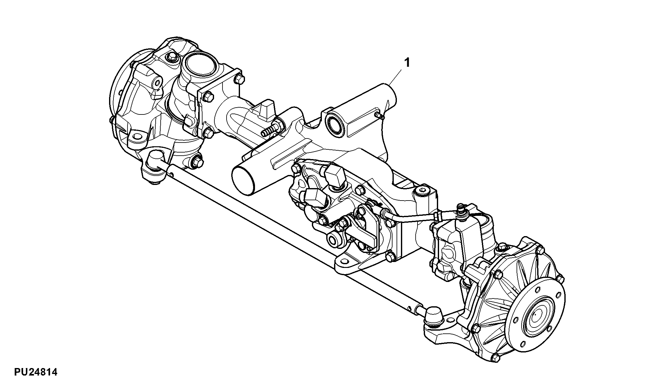 Front Axle, 4WD