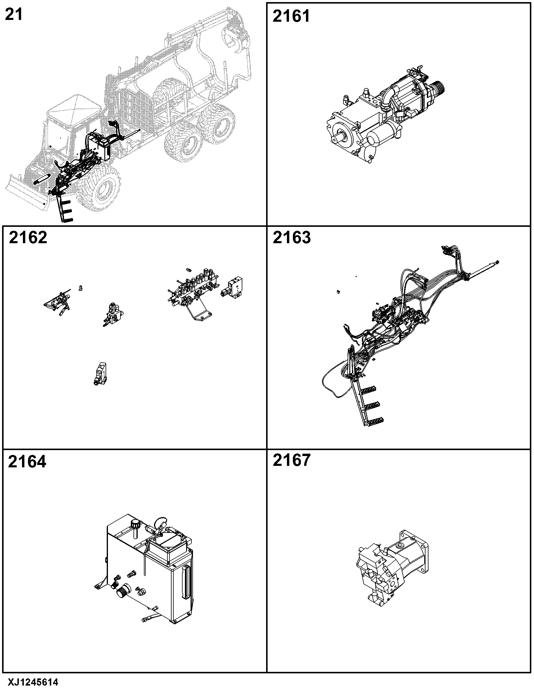21 Vehicle Main Hydraulic System 1010D T3