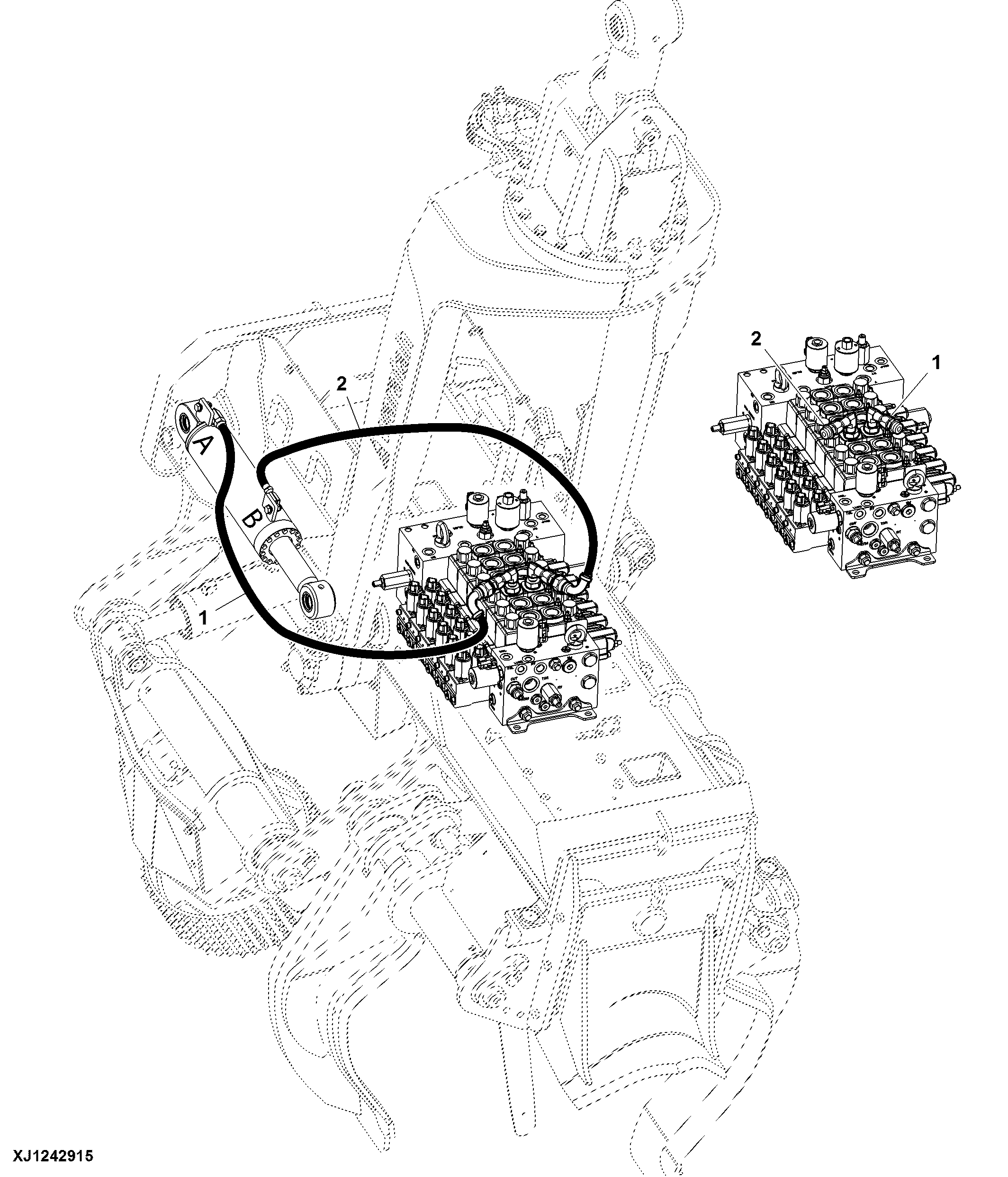 Tilt Cylinder Hoses