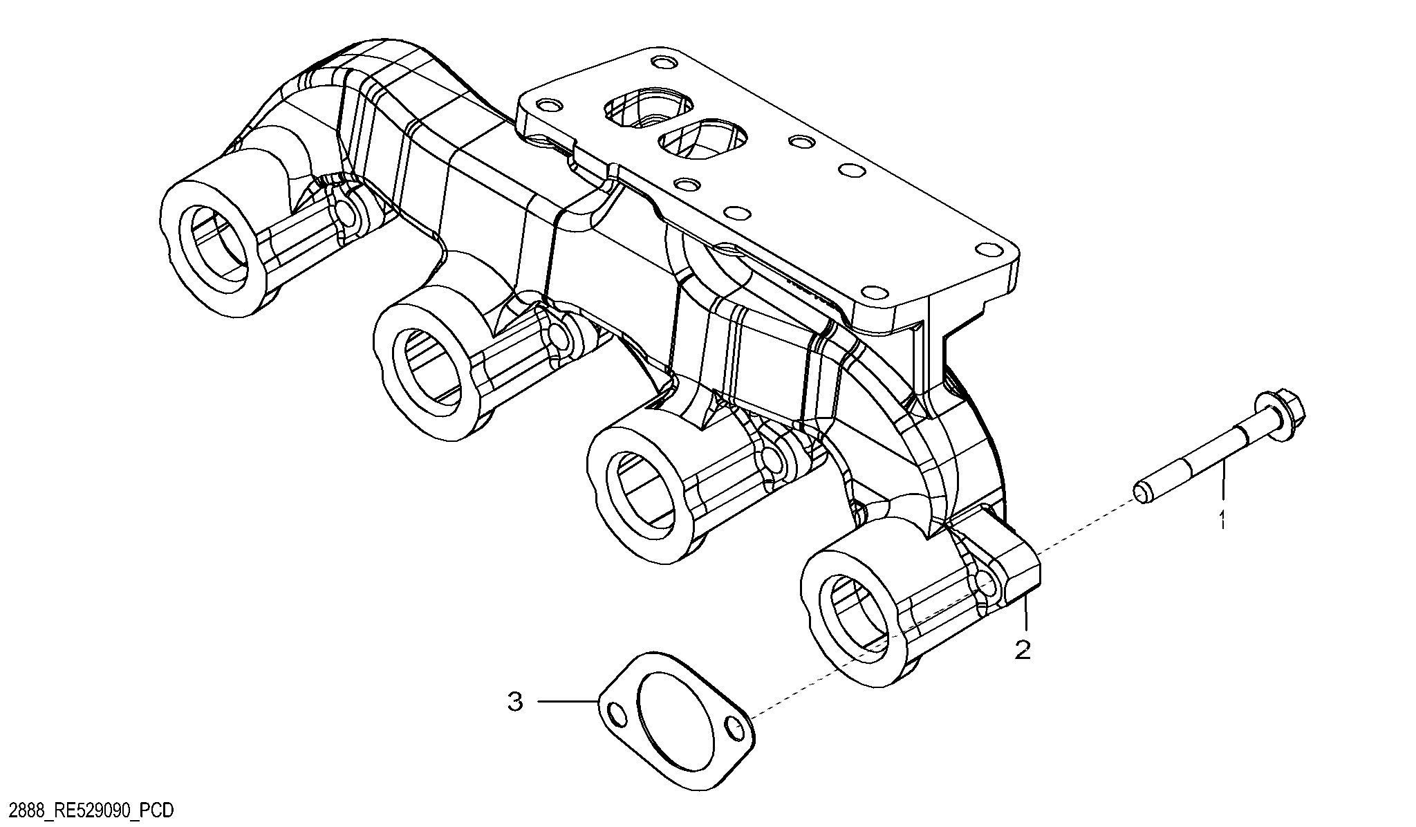 2888 Exhaust Manifold