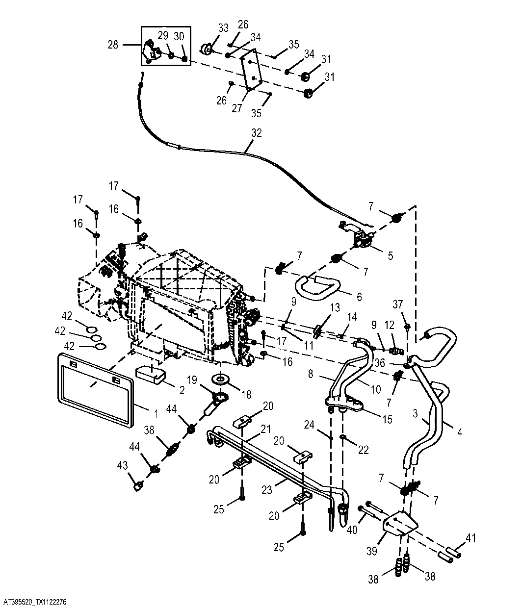 HVAC Module Refrigerant Lines and Control Cable ( - 681149)