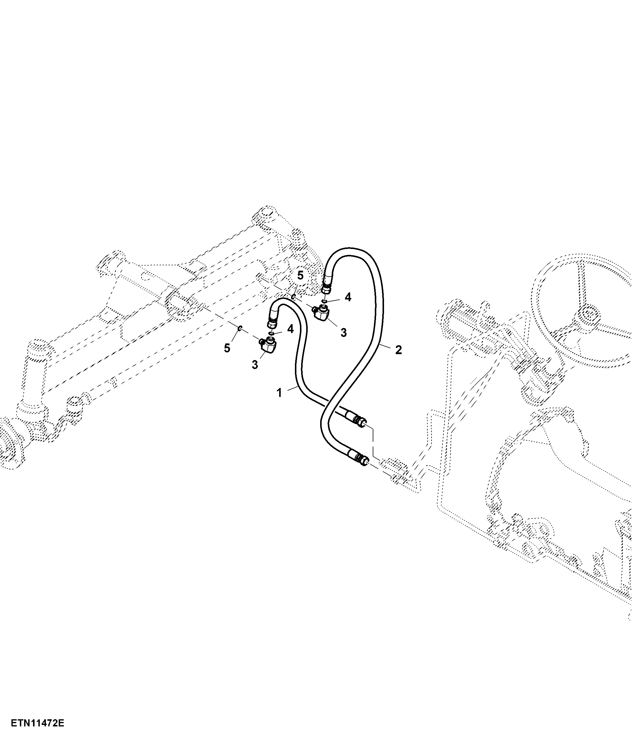 Steering Hydraulic Hoses, 2WD