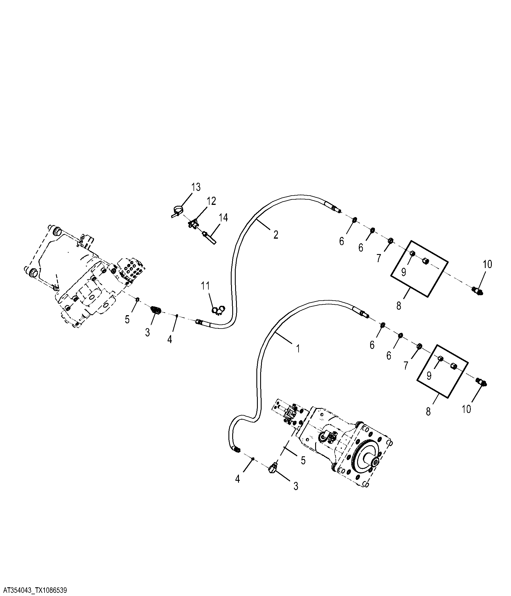Transmission / Hydrostatic Diagnostic Plumbing