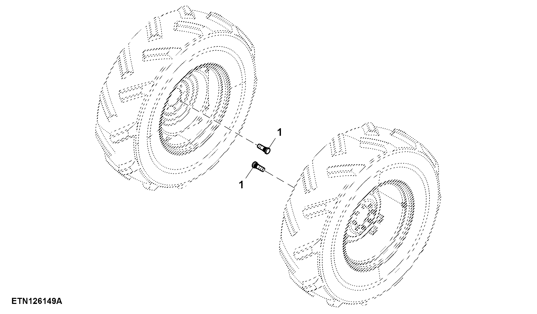 Rear Wheel Mounting Bolt