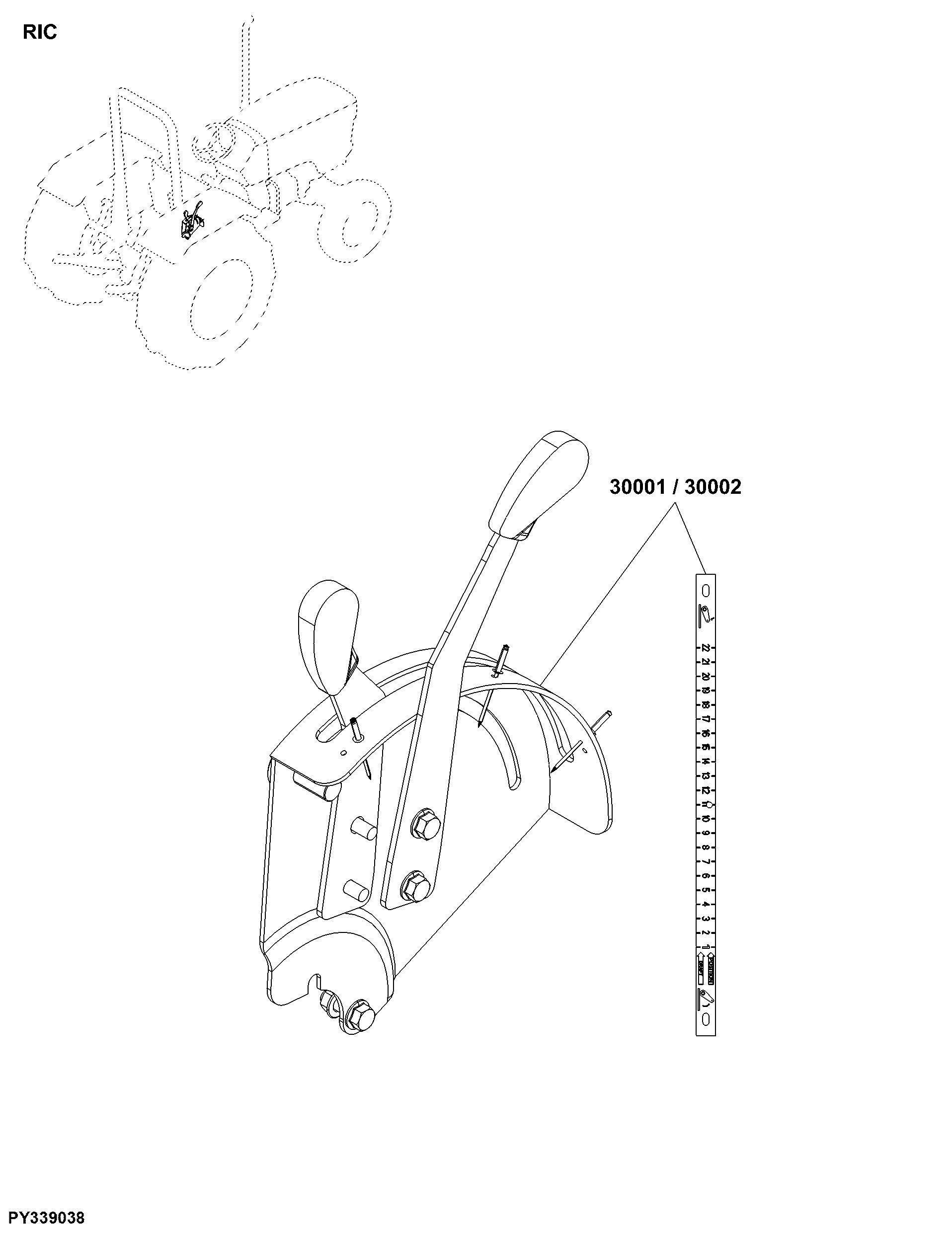 RIC Draft Control, Rear Hitch