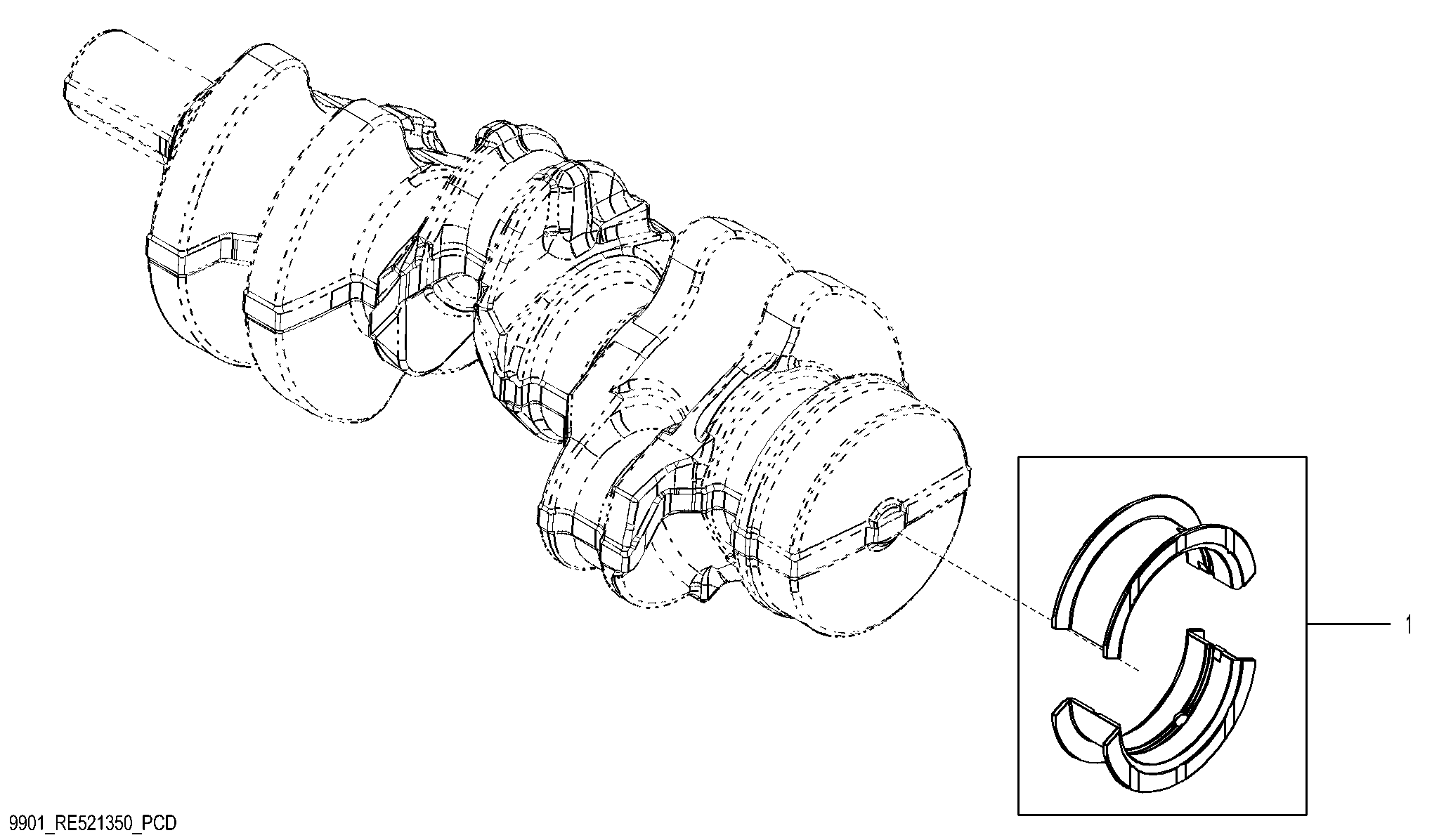 9901 Crankshaft Thrust Bearing Kit