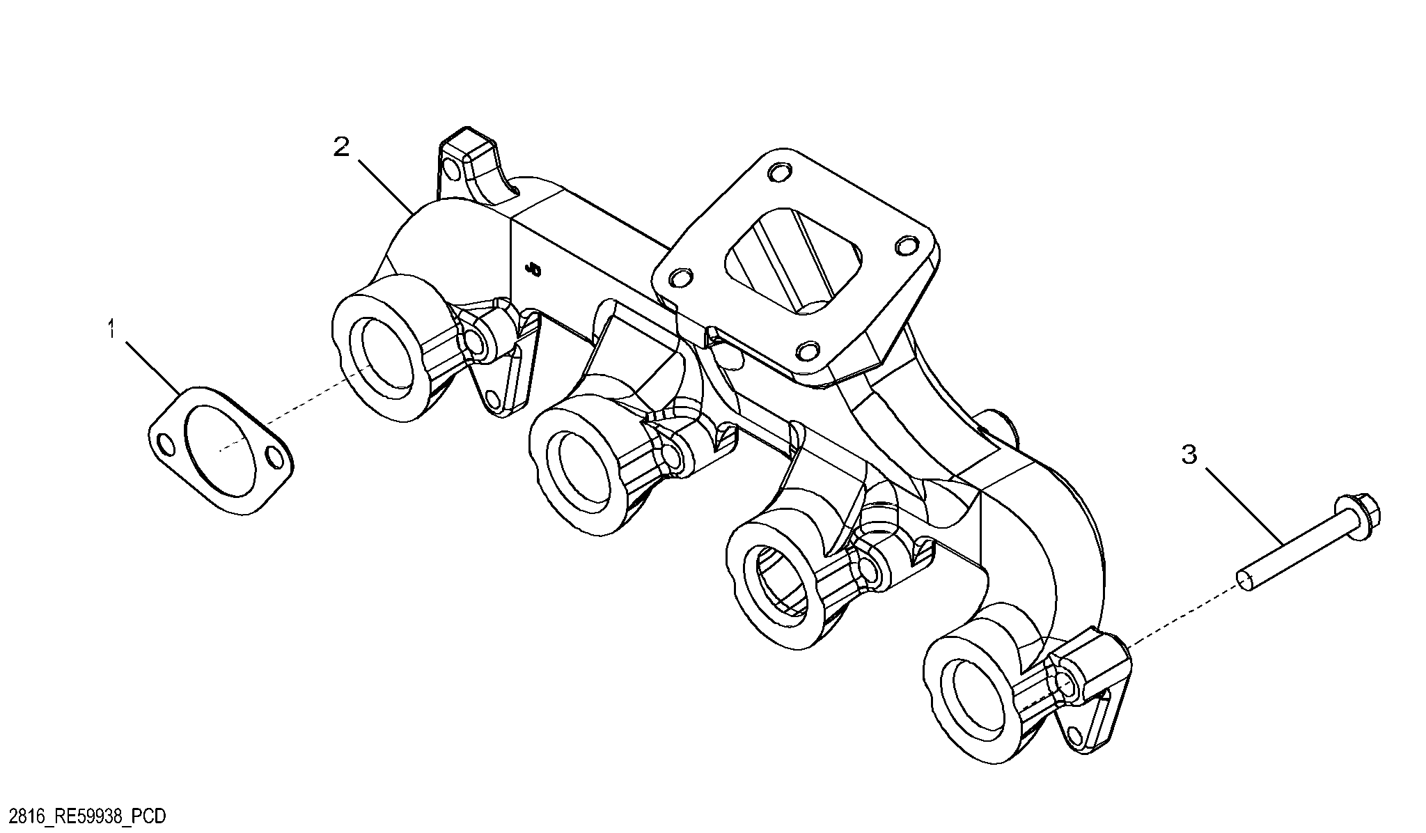 2816 Exhaust Manifold