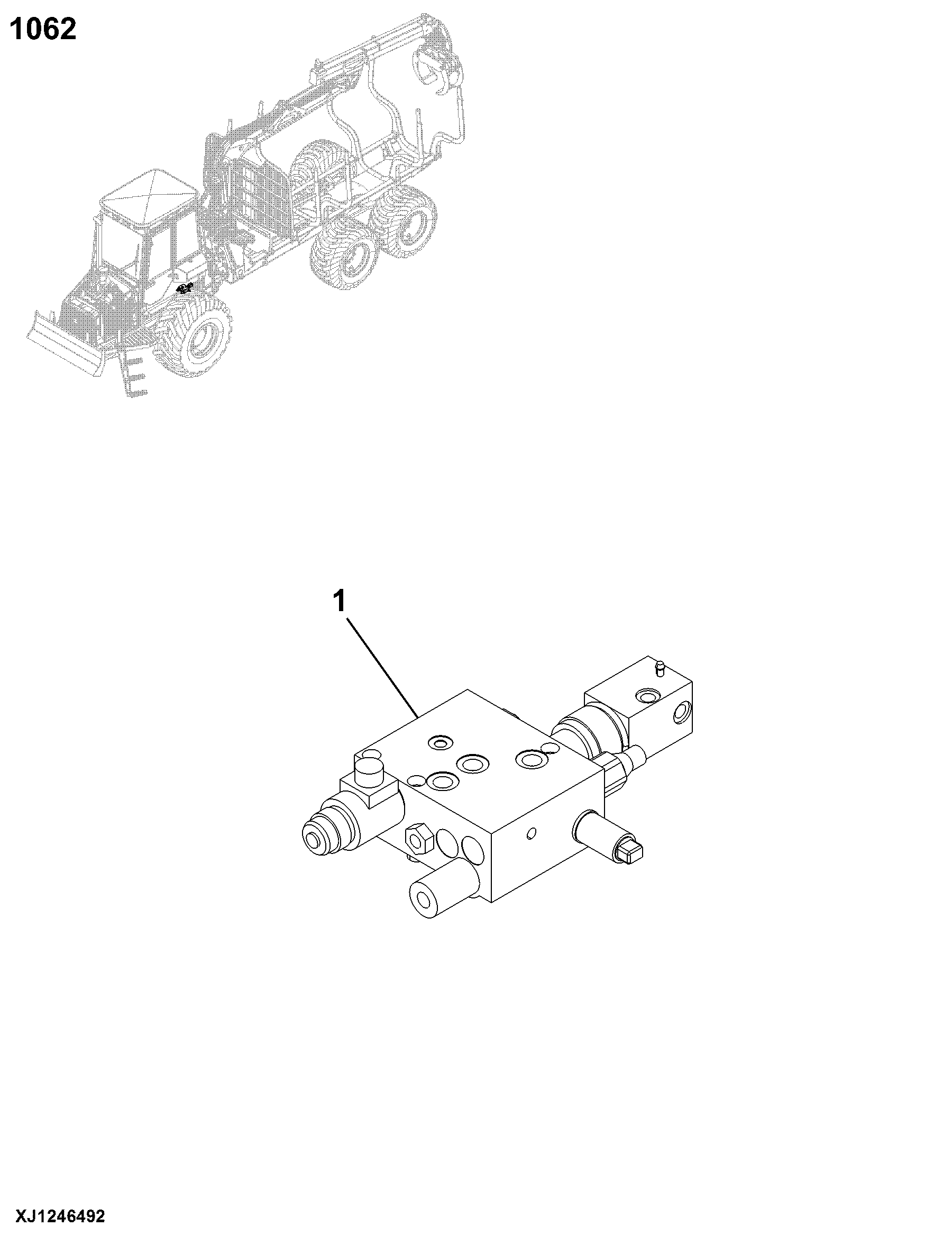 1062 Service Brake Valve 1010D T3